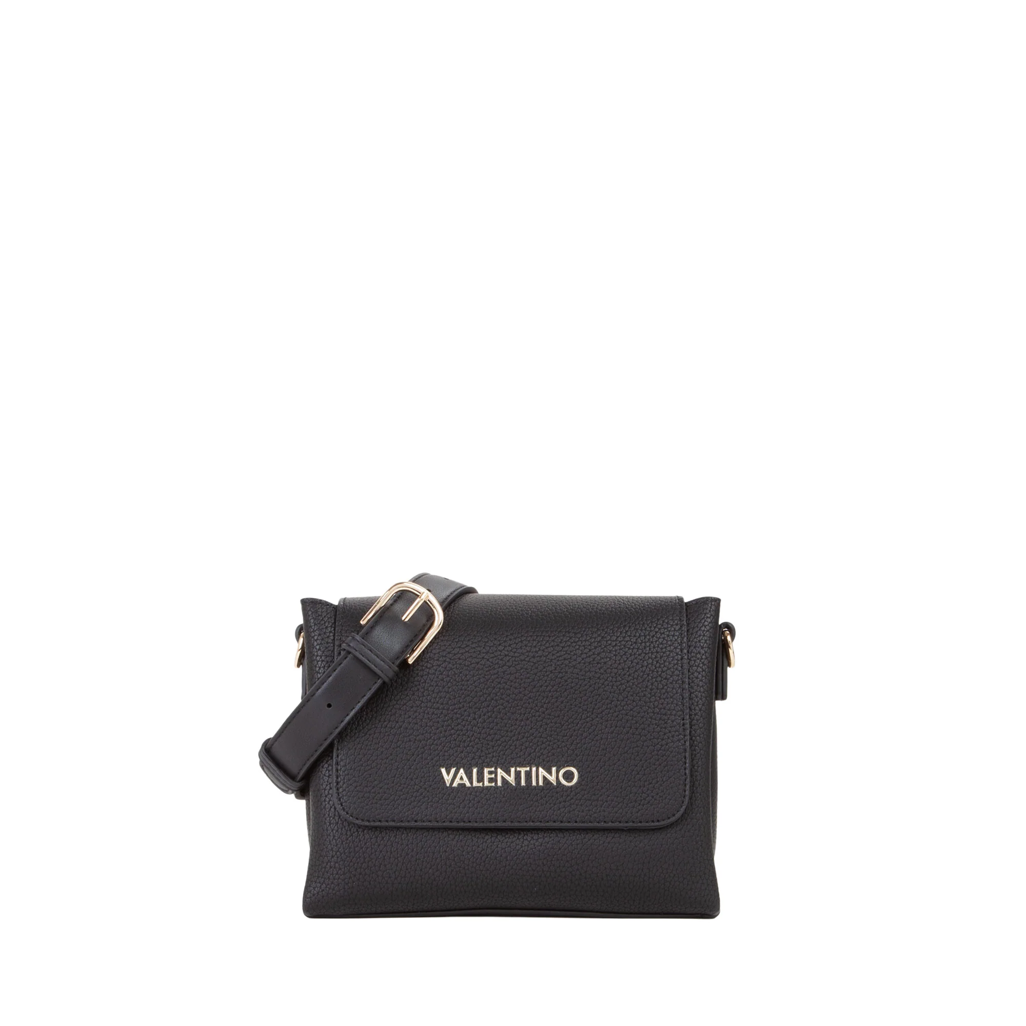 Borsa a spalla con pattina small Valentino donna alexia nero