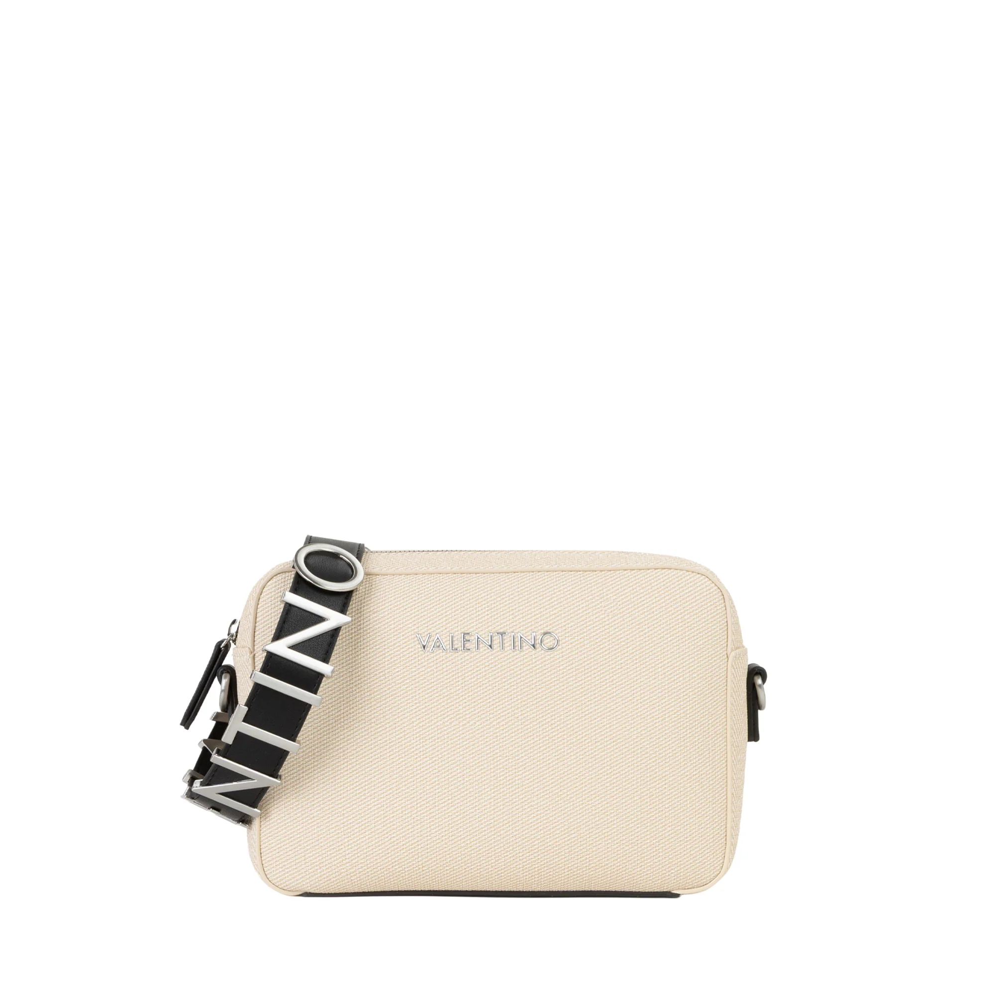 Borsa a tracolla Valentino donna alexia summer naturale/nero - Image 2