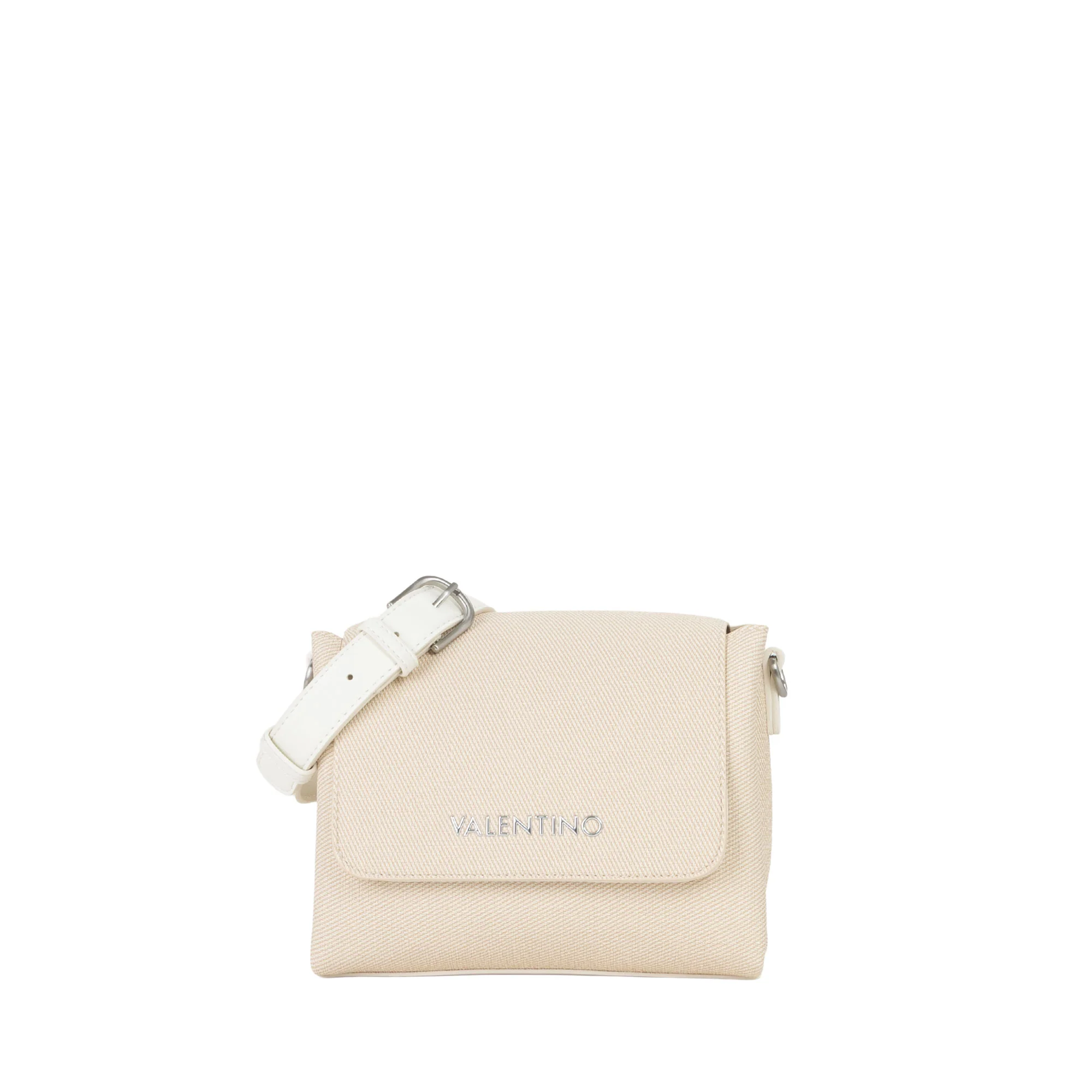 Borsa a spalla con pattina Valentino donna alexia summer naturale/panna