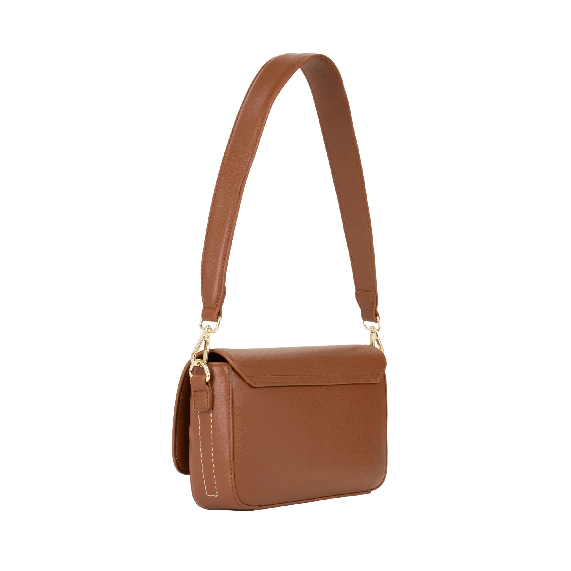 Borsa a spalla con pattina Valentino donna aury re cuoio - Image 4