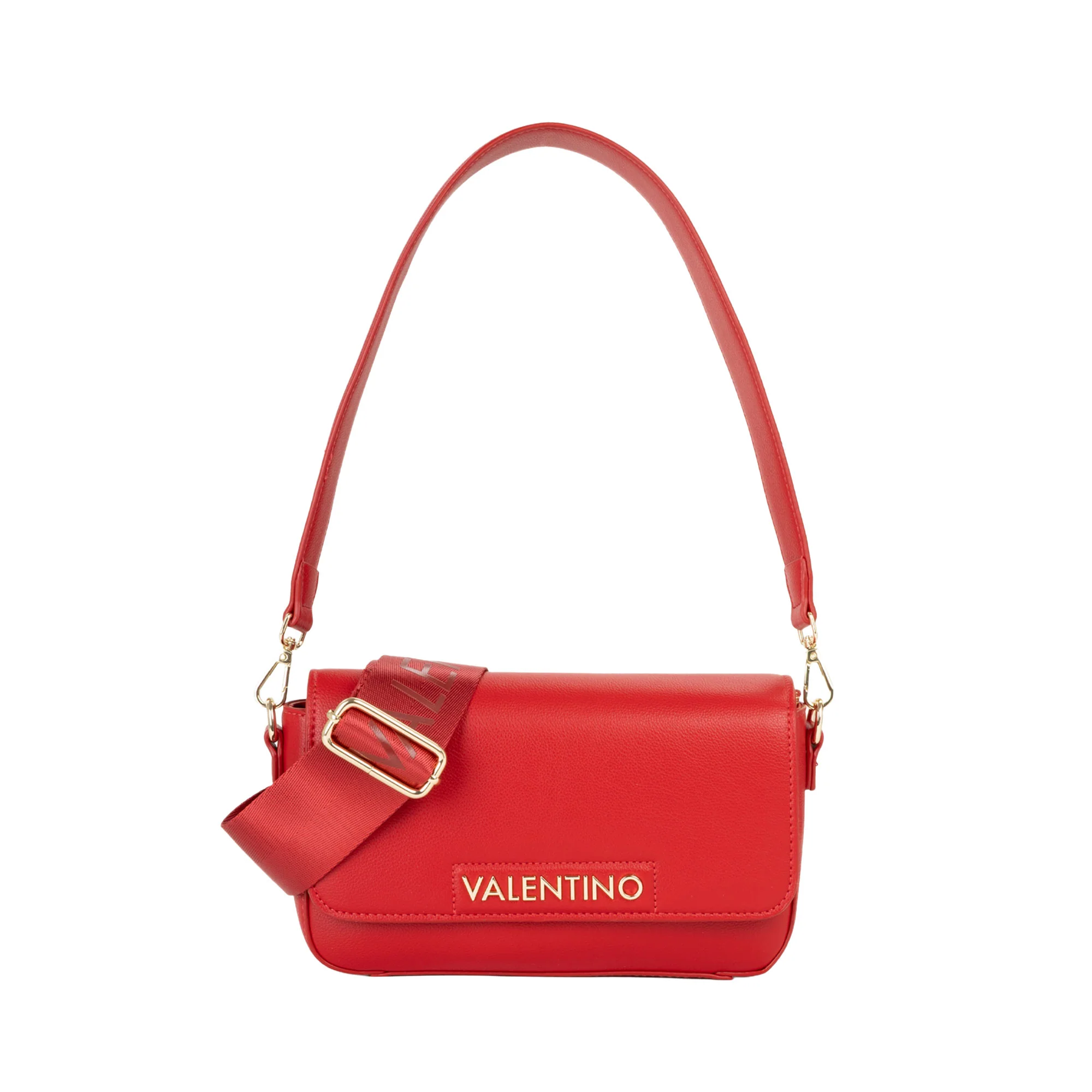 Borsa a spalla con pattina Valentino donna aury re rubino - Image 2