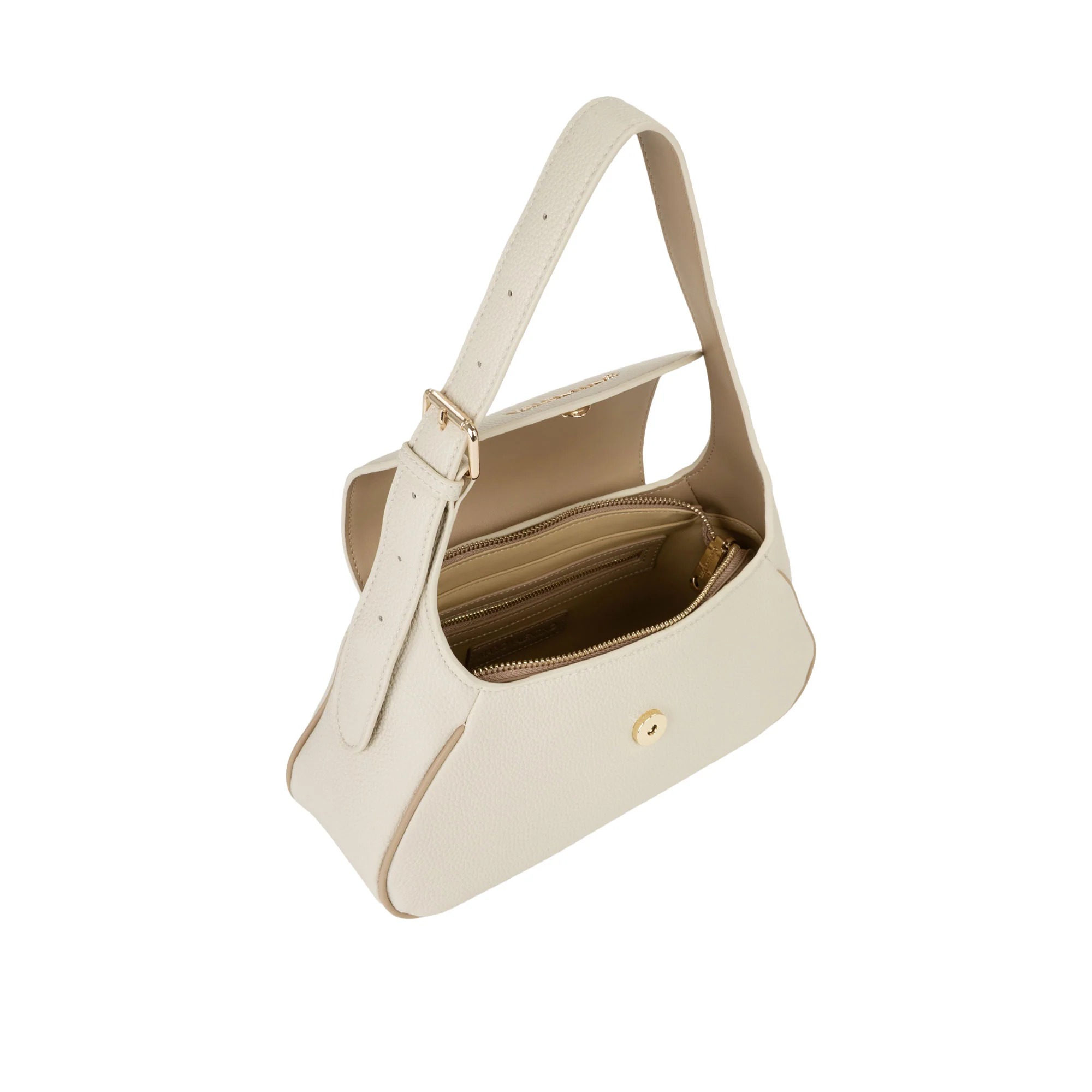 Borsa a spalla flap bag Valentino donna Daphne Re ecrù - Image 4