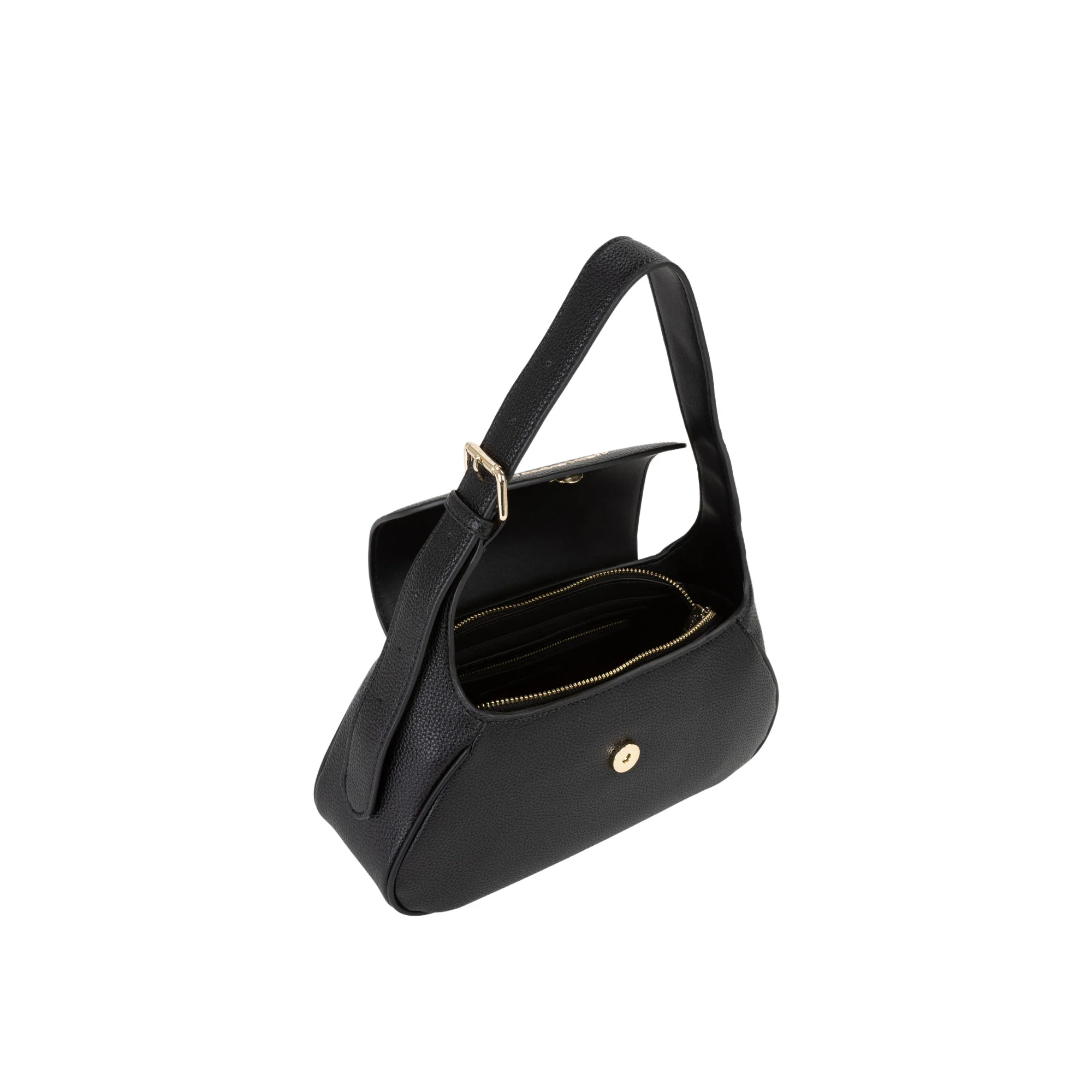 Borsa a spalla flap bag Valentino donna Daphne Re nero - Image 4