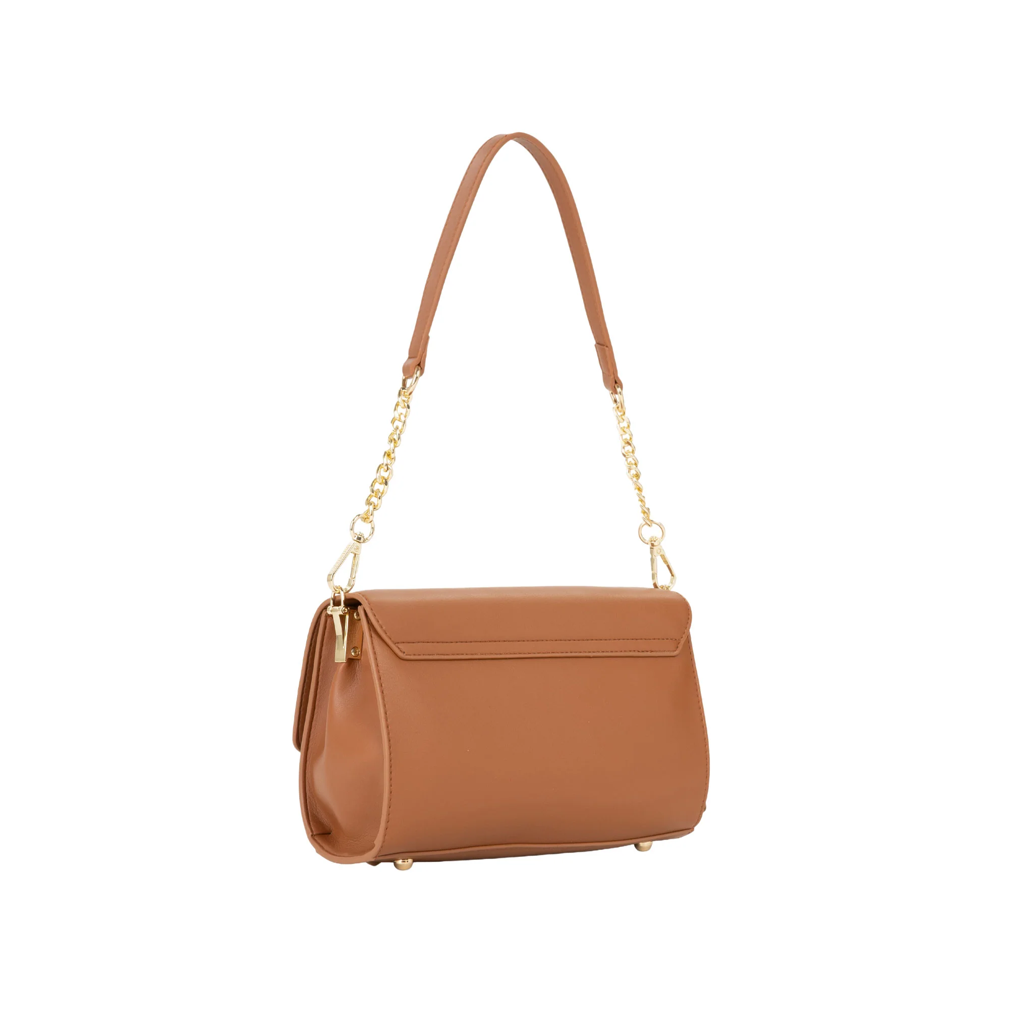 Borsa a spalla Valentino donna con pattina Hira cuoio - Image 3