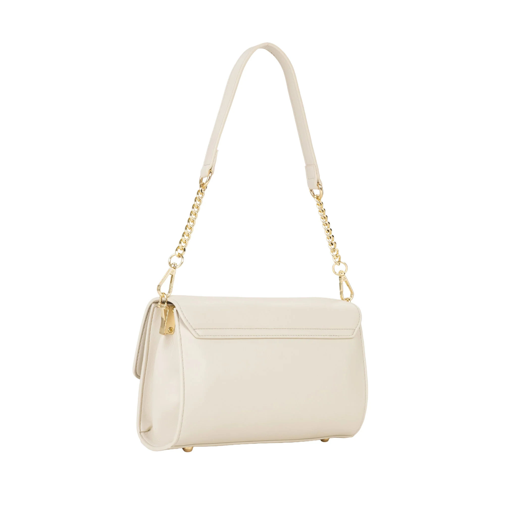 Borsa a spalla Valentino donna con pattina Hira ecrù - Image 3