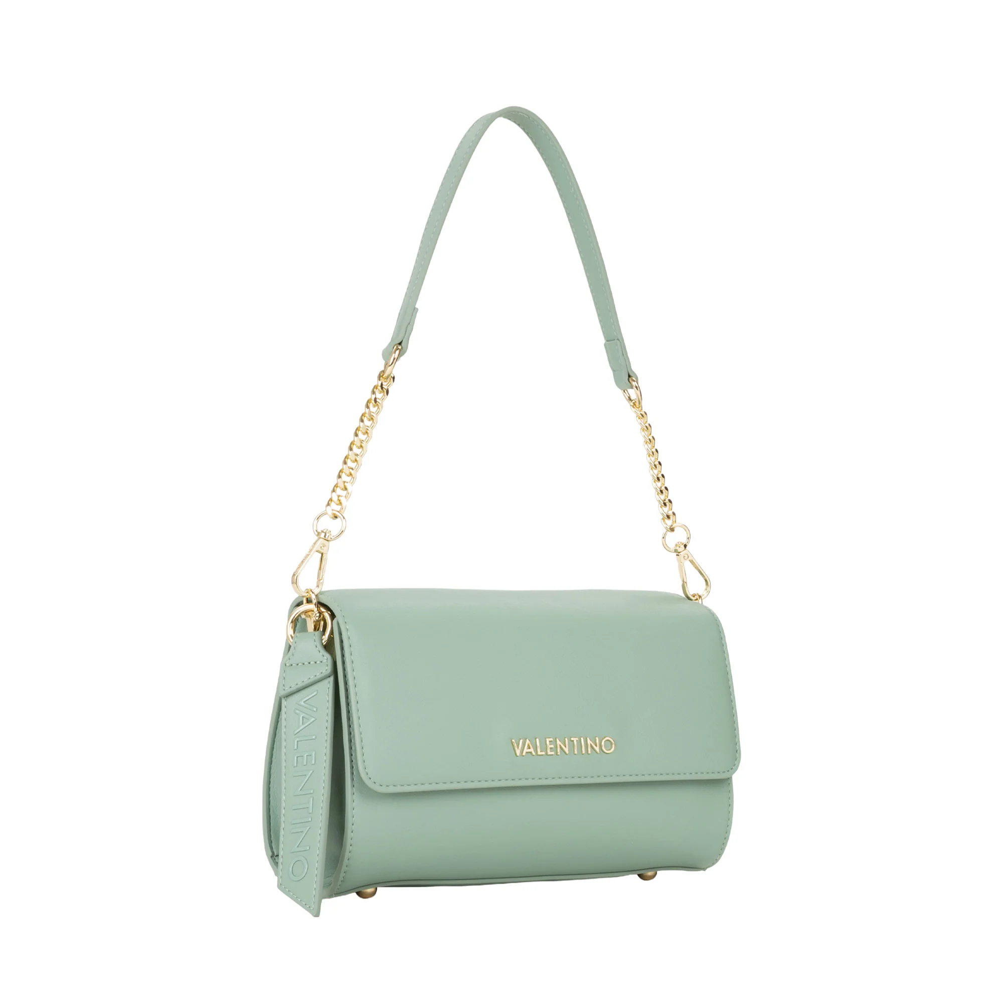 Borsa a spalla Valentino donna con pattina Hira laguna - Image 2