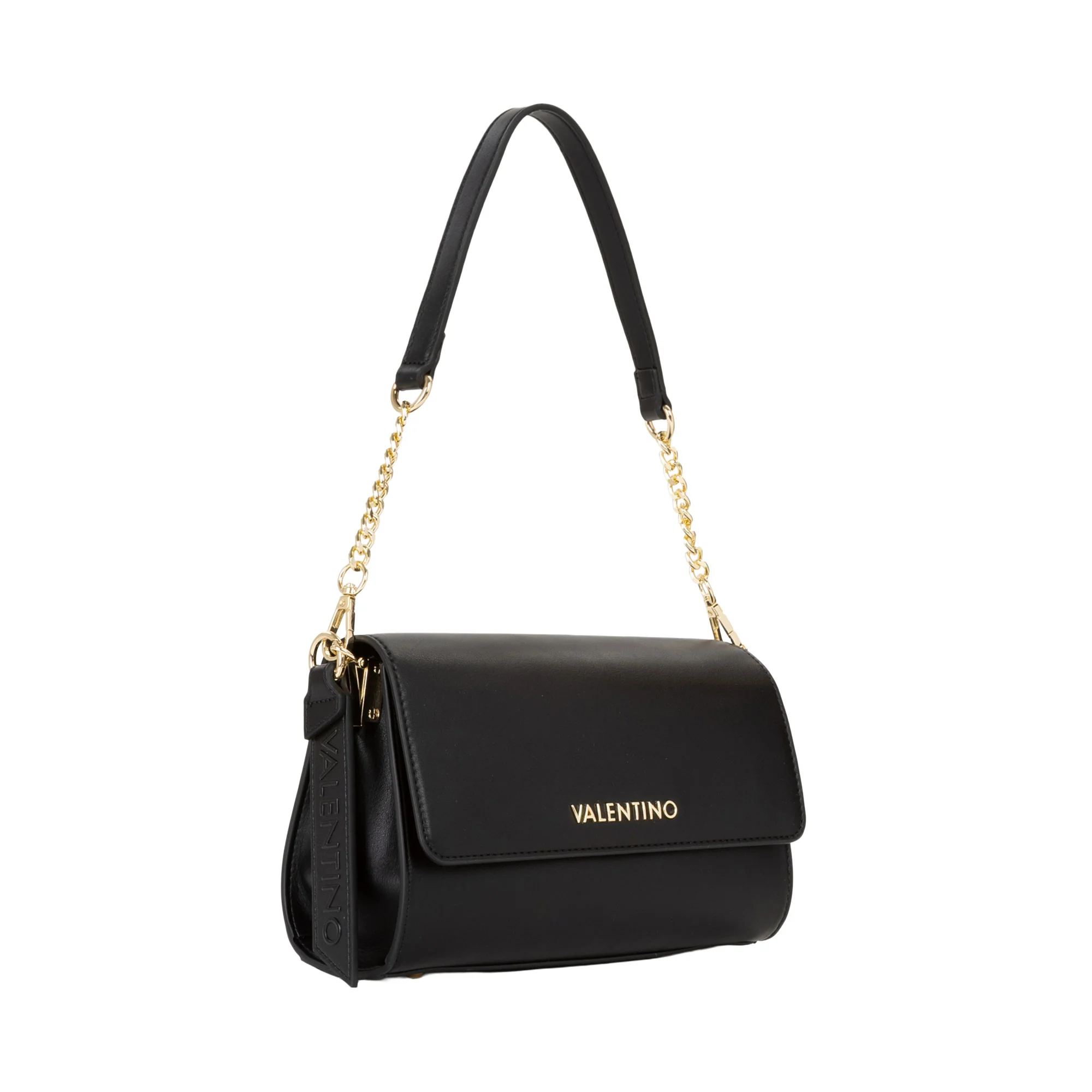 Borsa a spalla Valentino donna con pattina Hira nero - Image 2