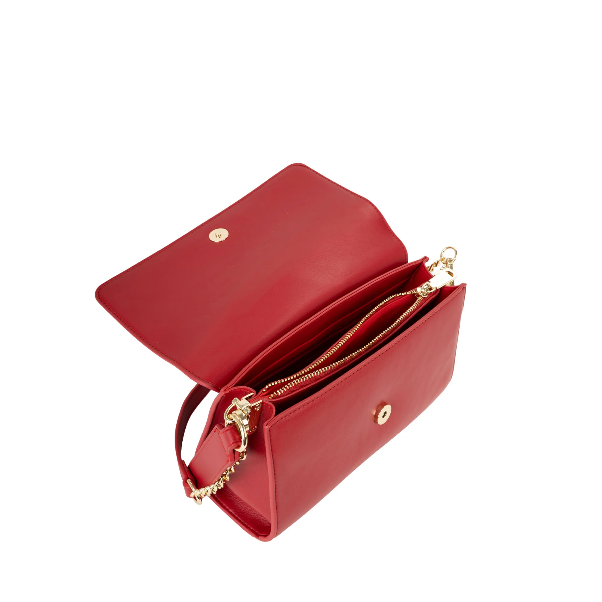 Borsa a spalla Valentino donna con pattina Hira rubino - Image 4