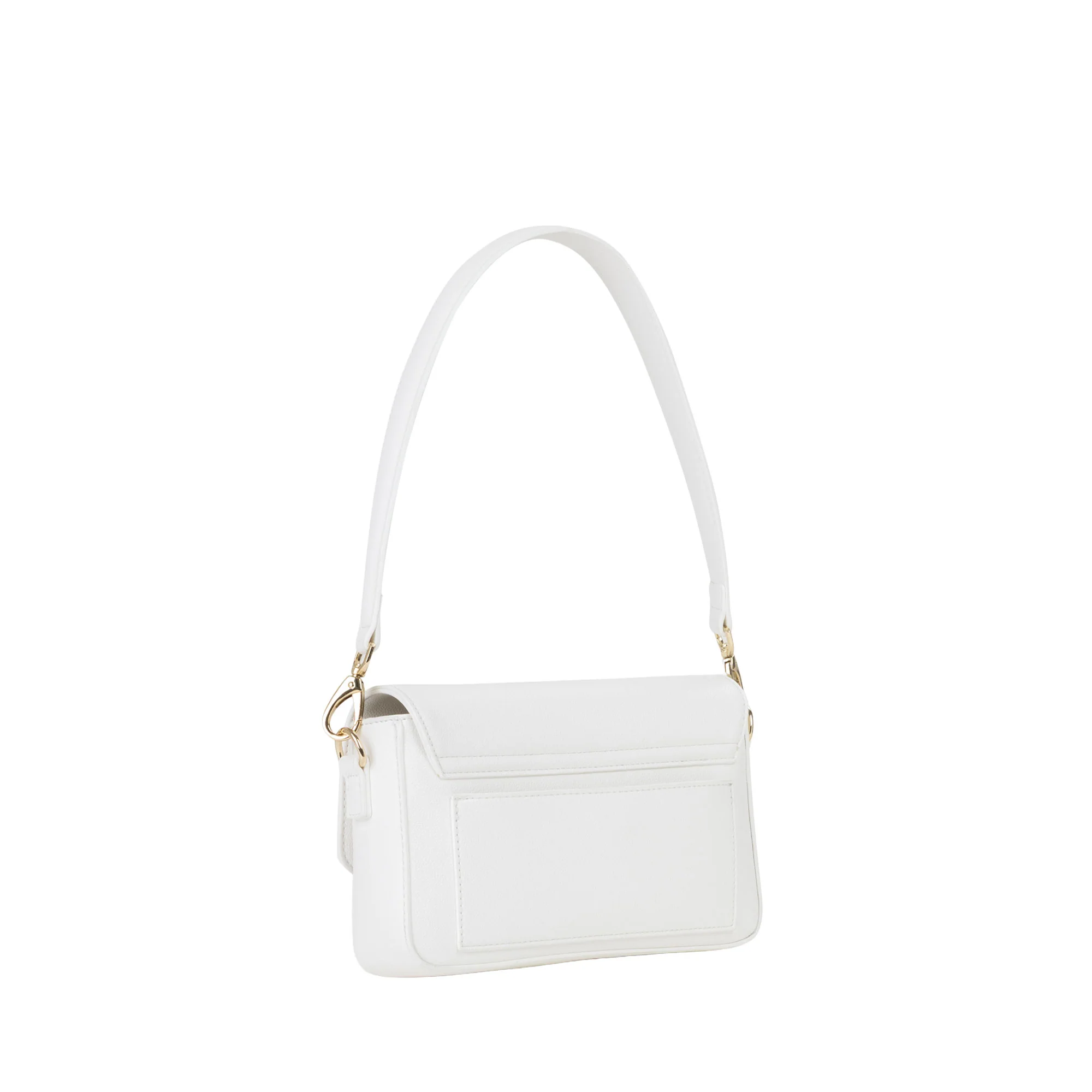 Borsa a spalla con pattina Valentino donna thetis bianco - Image 3