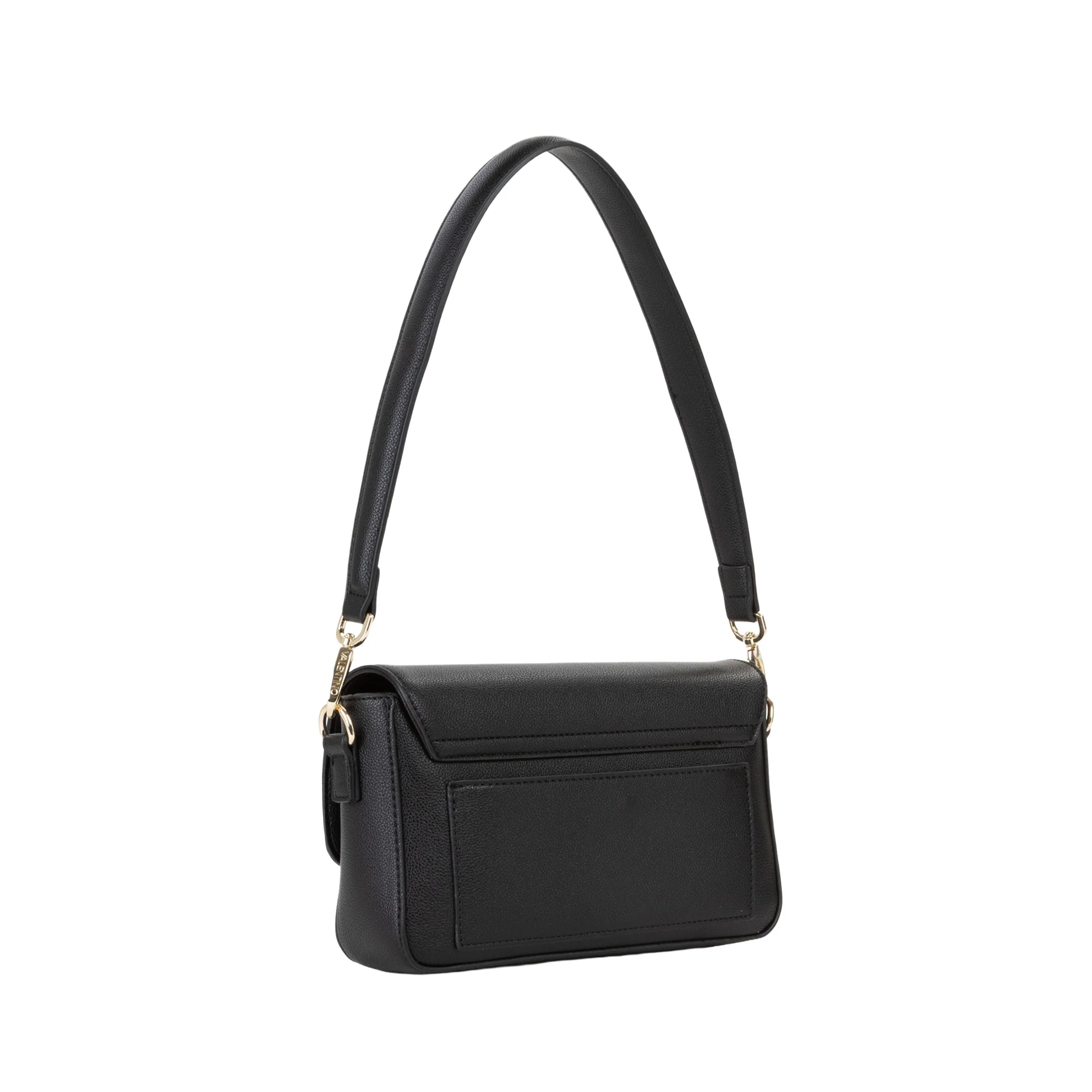 Borsa a spalla con pattina Valentino donna thetis nero - Image 4