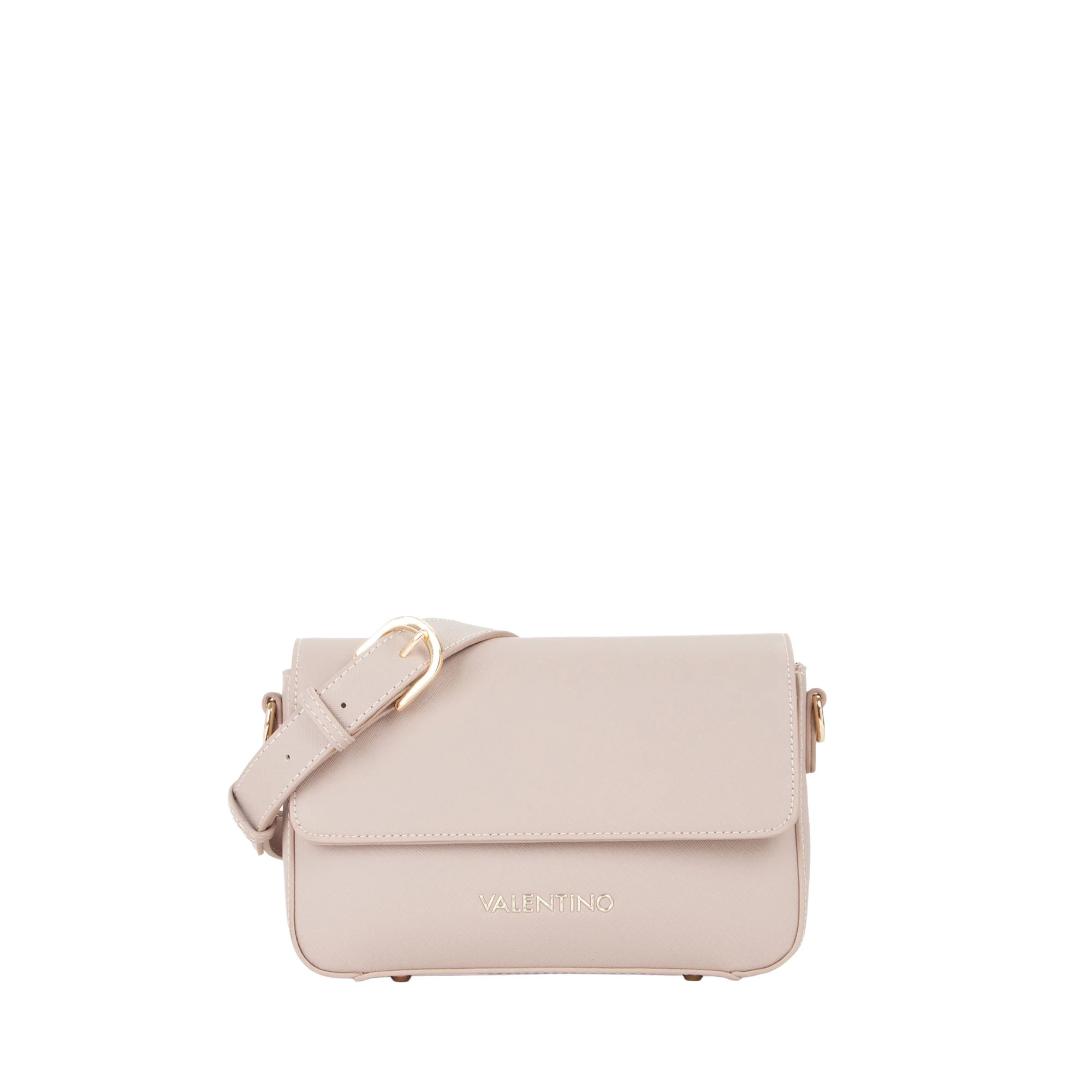 Borsa a spalla con pattina Valentino donna zero re beige