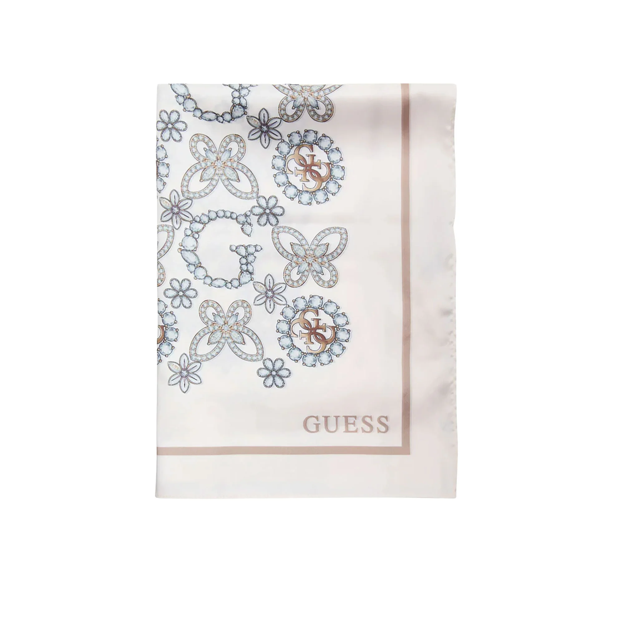 Foulard Guess donna 90X90 Poly panna