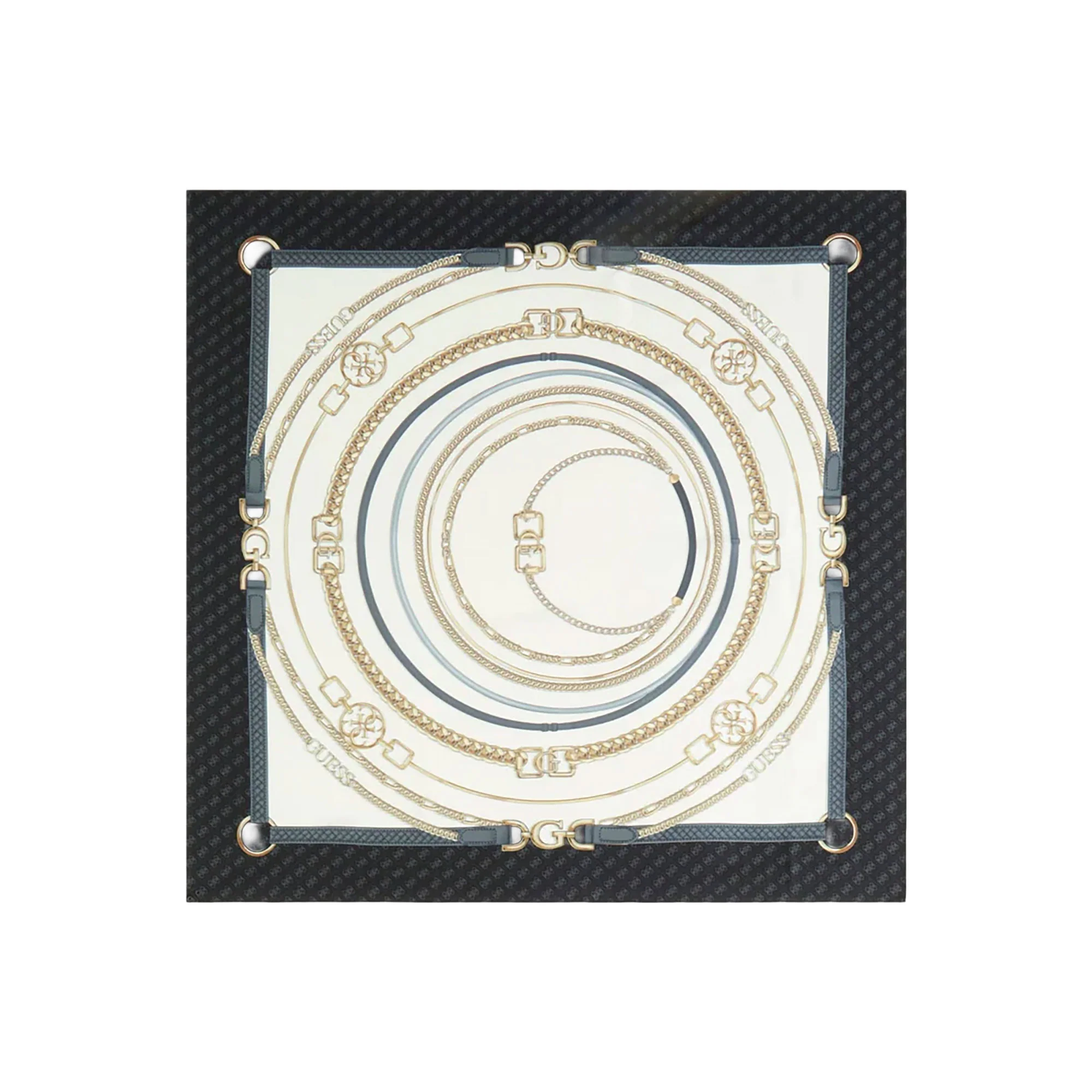 Foulard Guess donna 90X90 Poly taupe