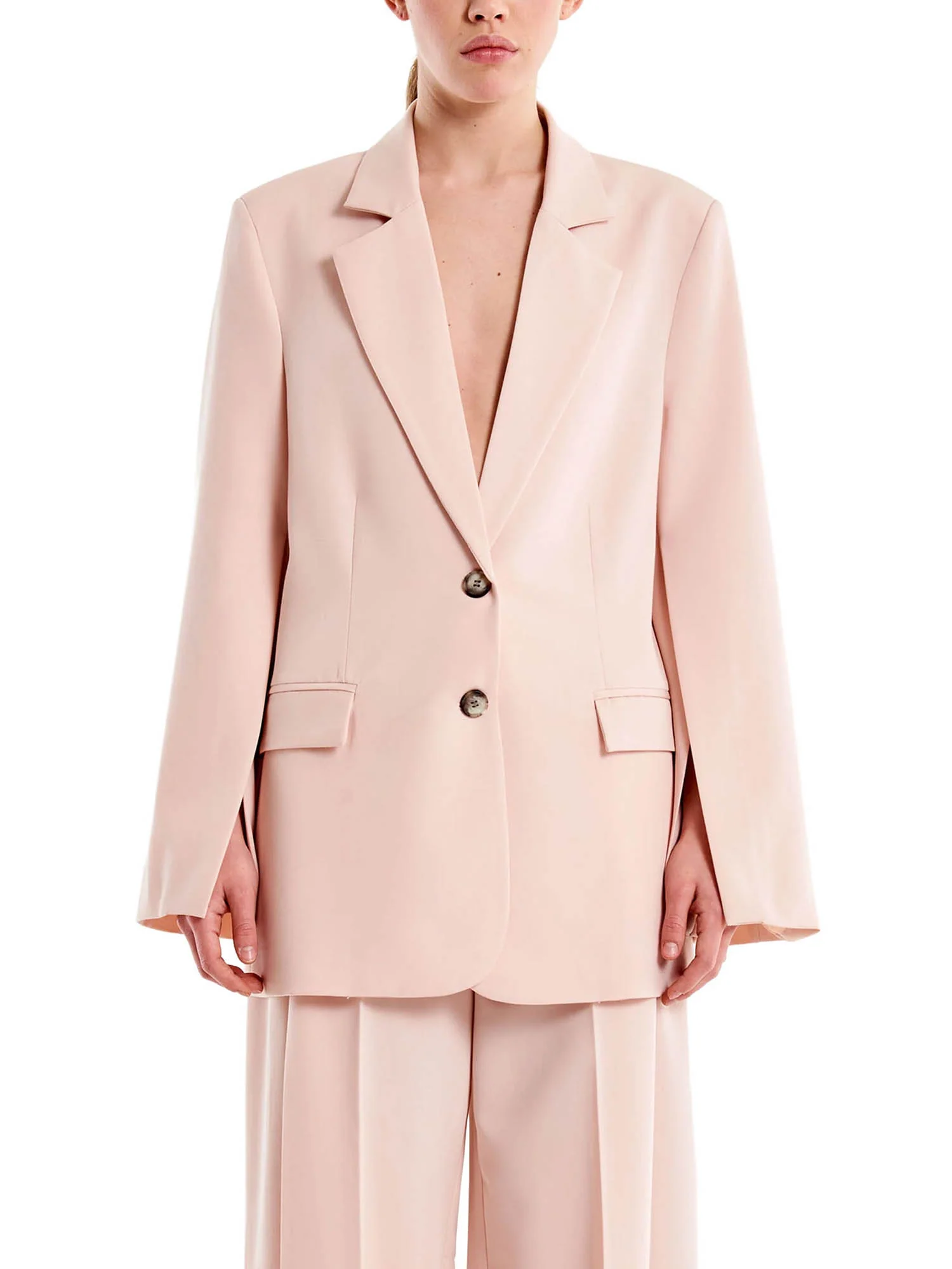 Giacca Vicolo donna 2 BT. Cinta retro rosa