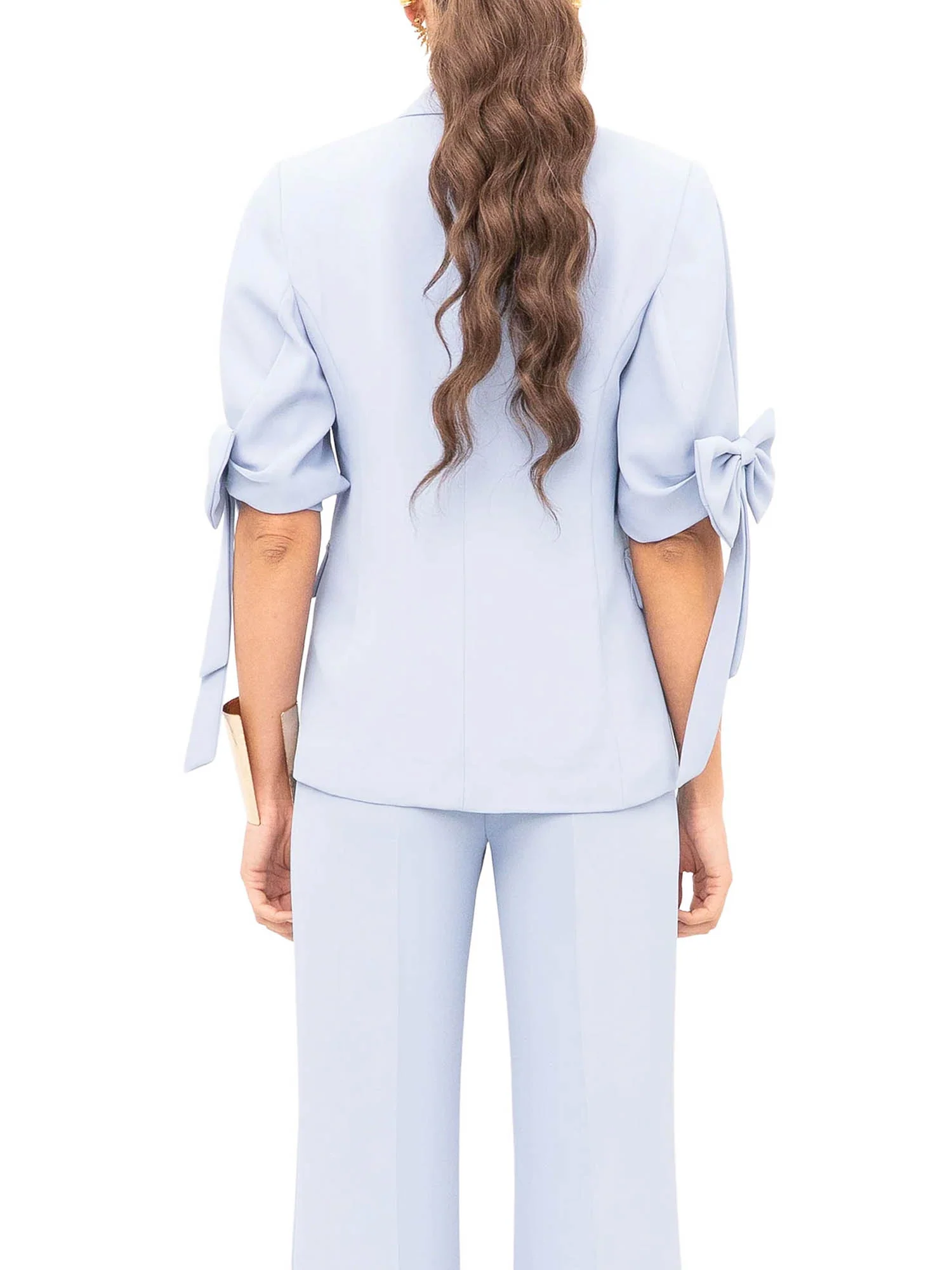 Giacca Vicolo donna 3/4 2 BT. Maxi Fiocchi azzurro - Image 2