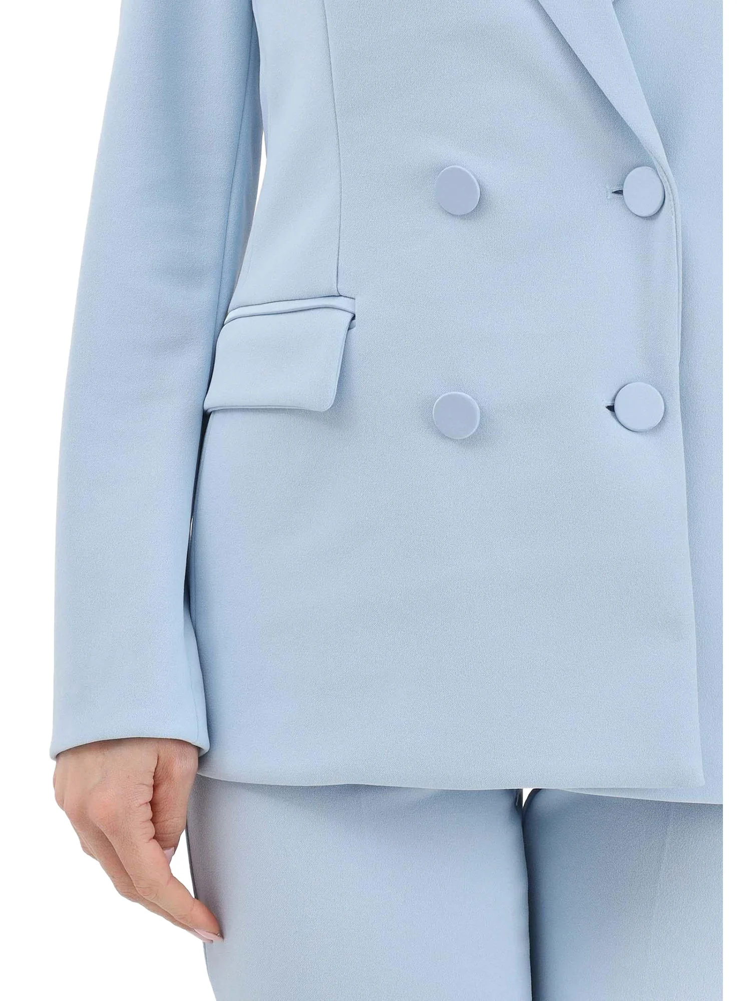 Giacca Vicolo donna Dopppio petto azzurro - Image 3