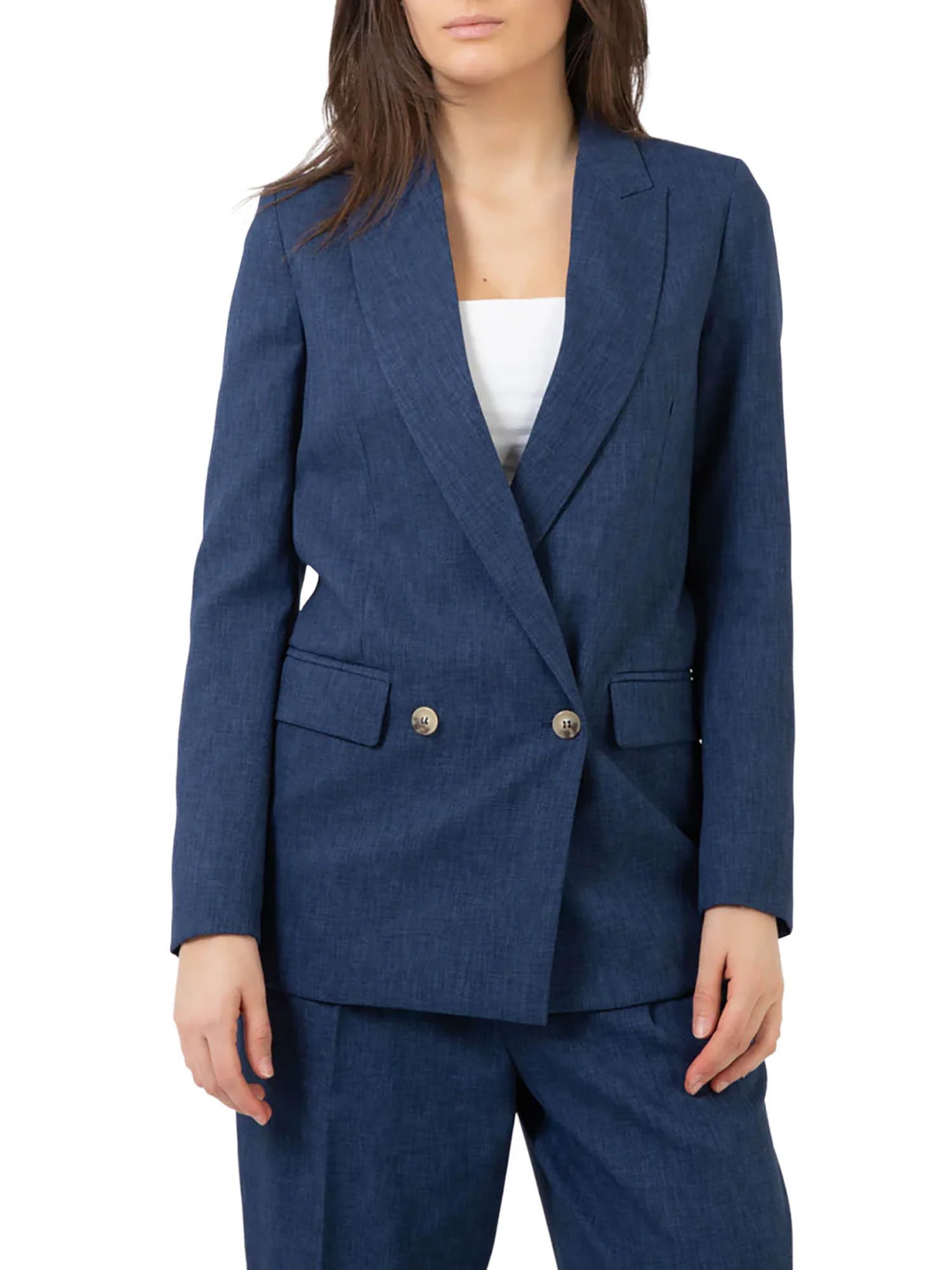 Giacca Vicolo donna Dopppio petto blu