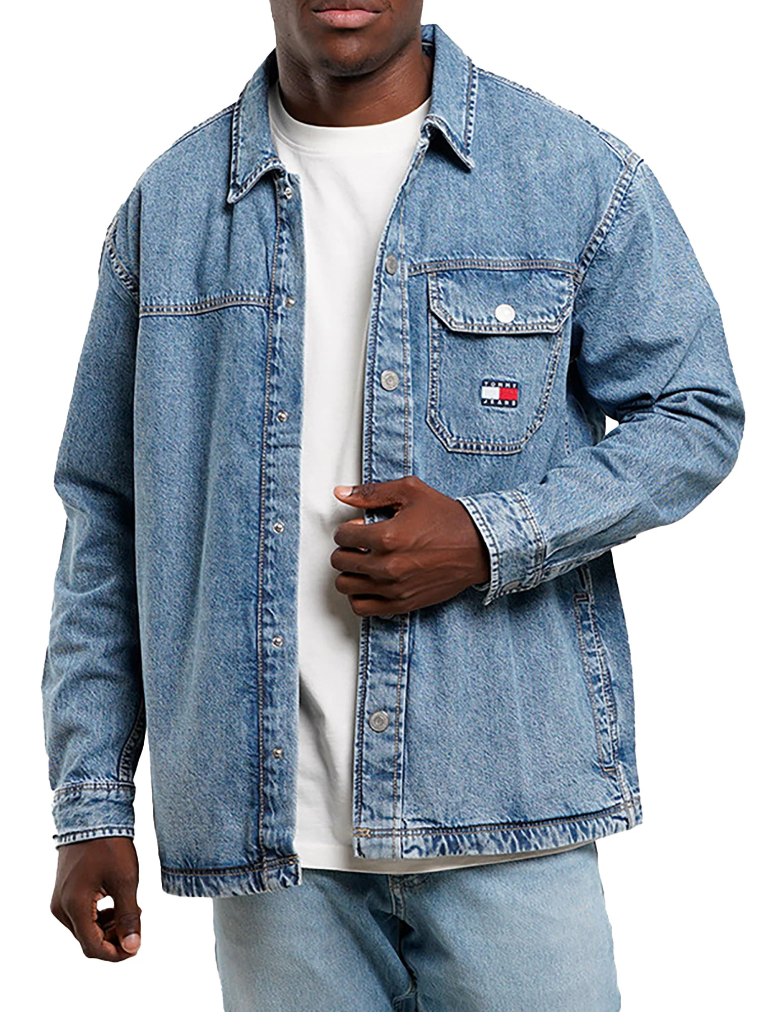 Giacca in denim con tasche