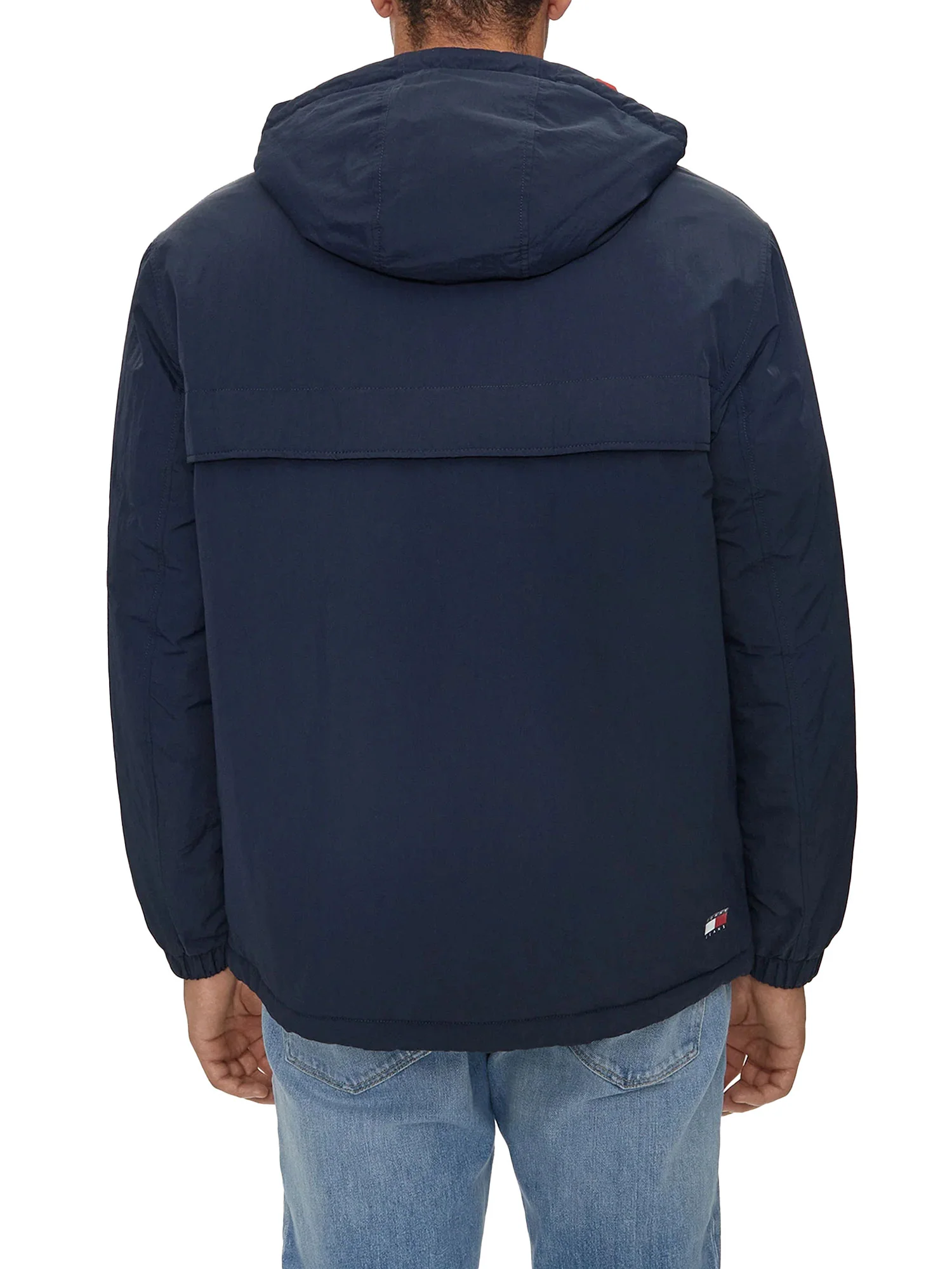 Giacca leggera con zip e cappuccio Chicago blu - Image 3