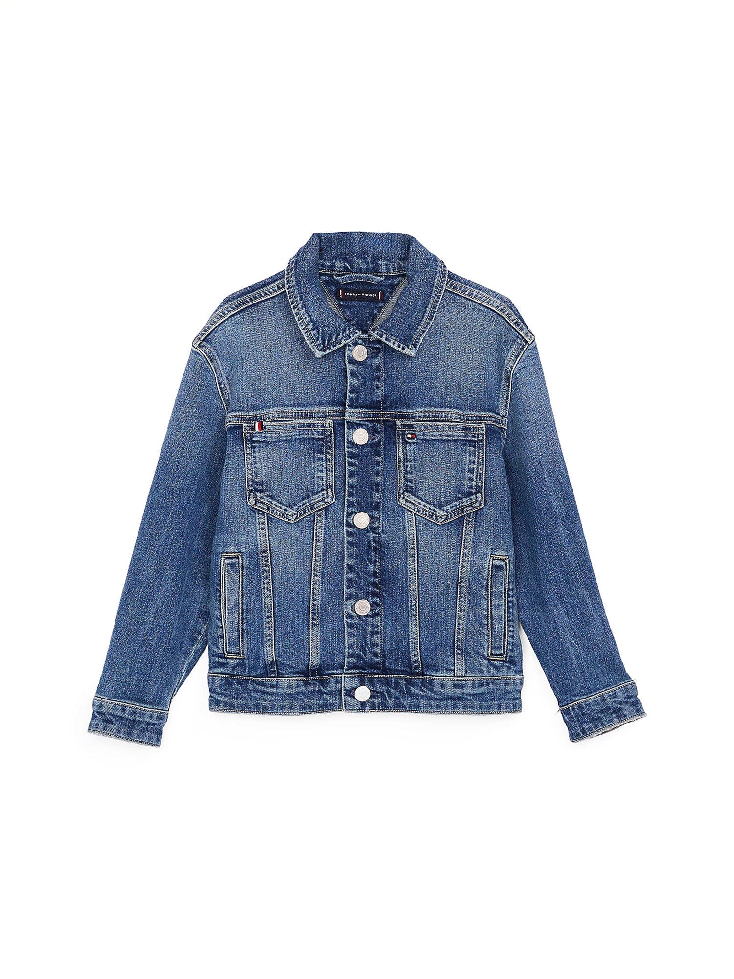 Giacca trucker oversize denim medio
