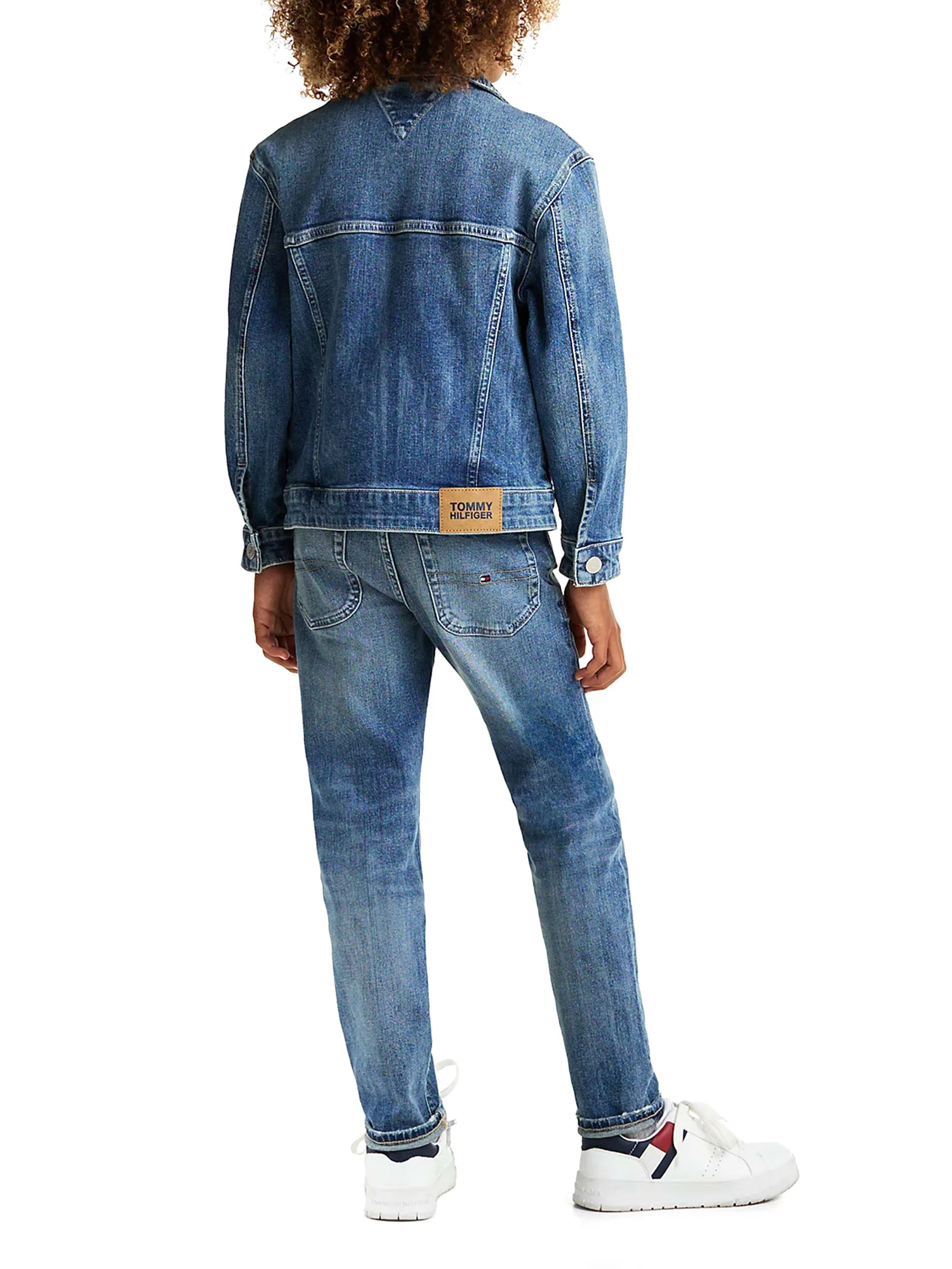 Giacca trucker oversize denim medio - Image 4