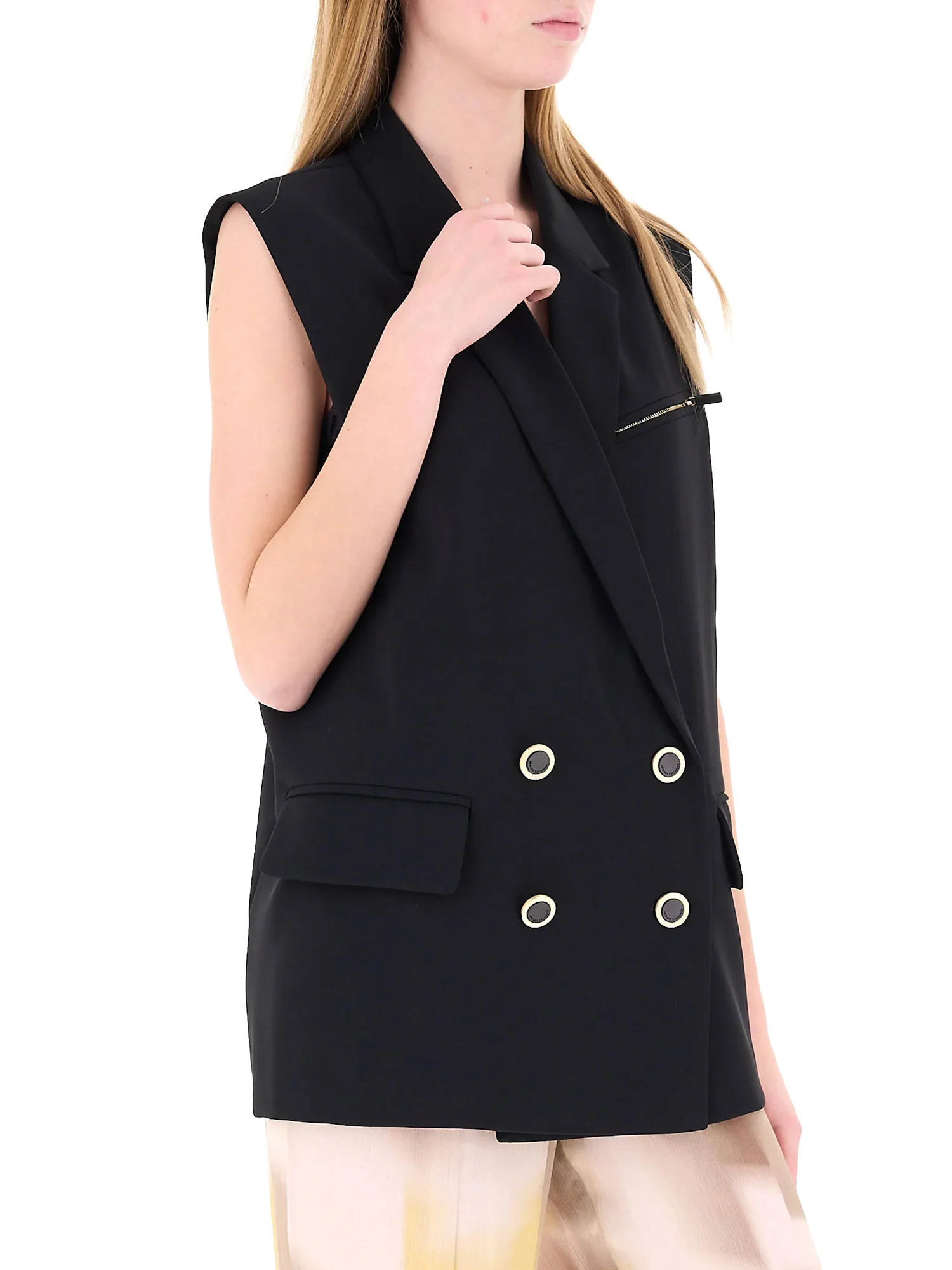 Gilet Armani Exchange Donna doppio petto nero - Image 3