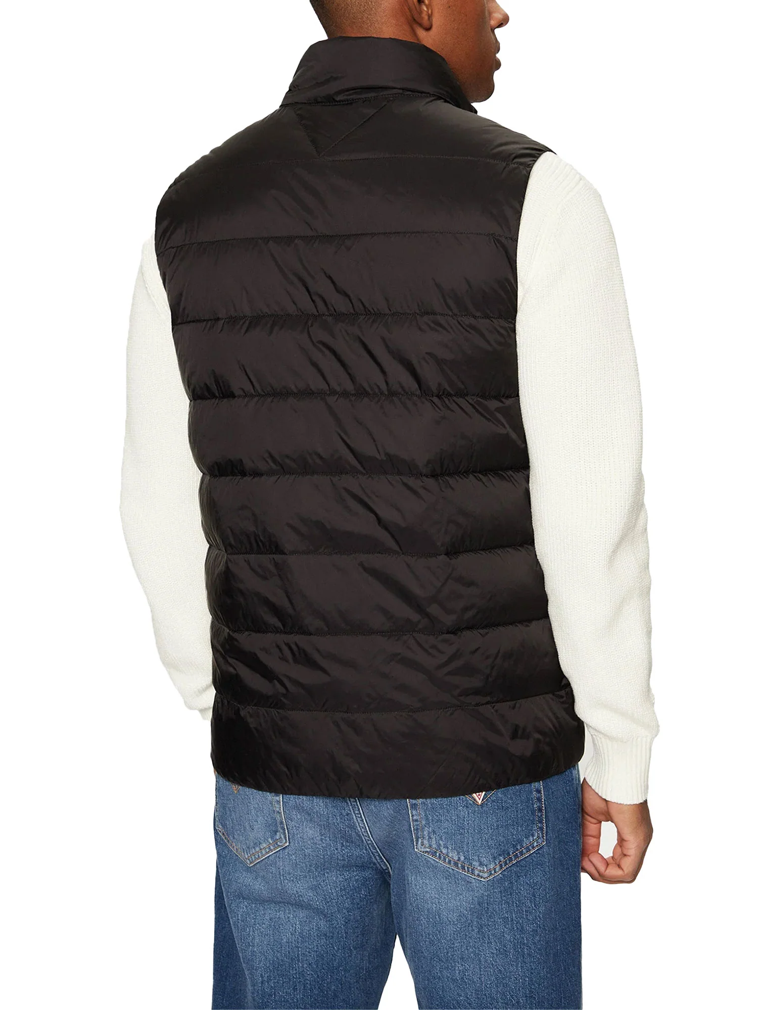 Gilet leggero in piuma con zip tjm nero - Image 2