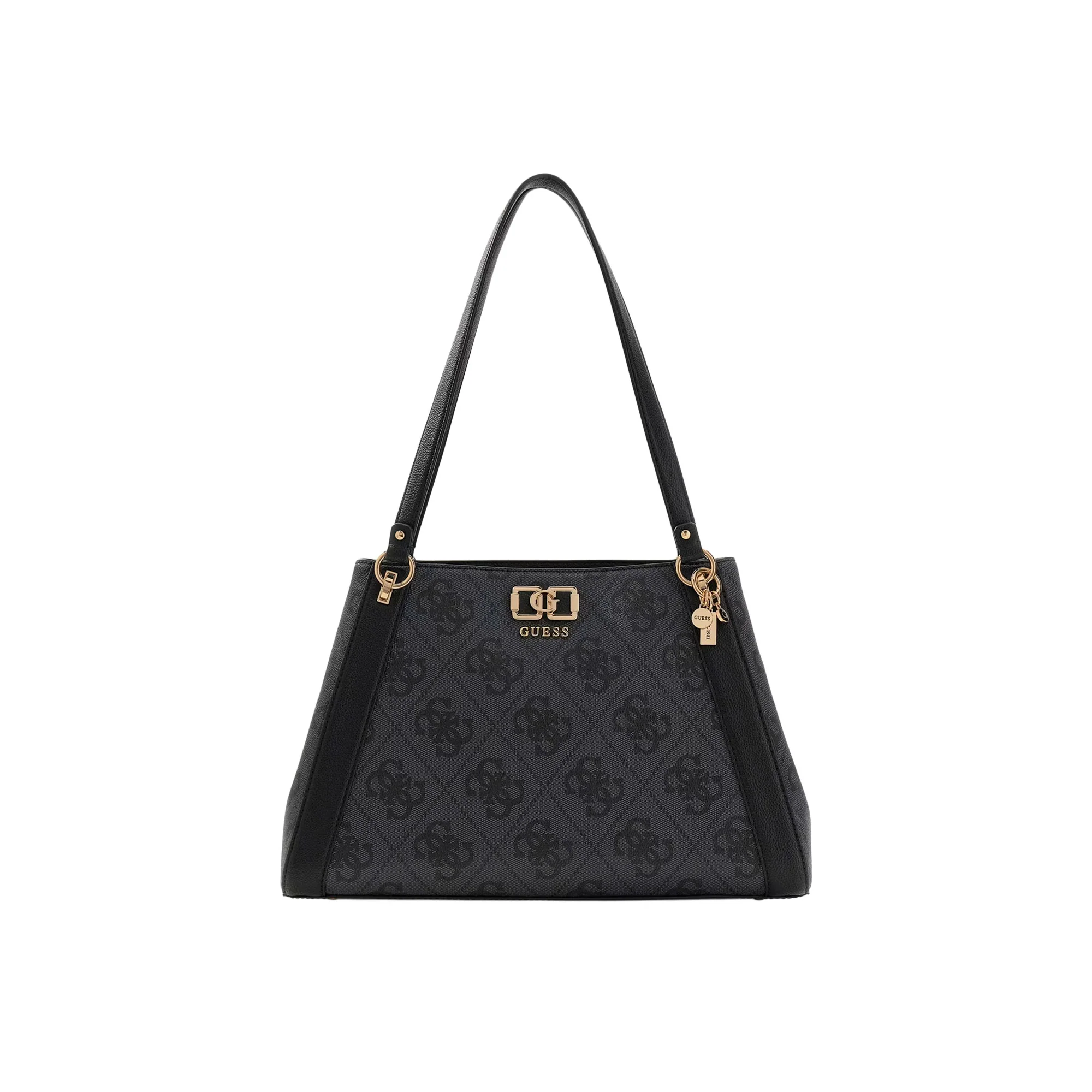 Borsa shopper Guess donna Girlfriend Carryall Karnilla logo coal