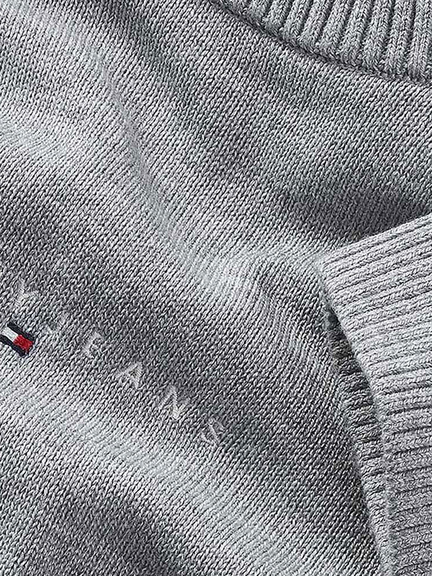 Girocollo linear con logo sul petto grigio - Image 4