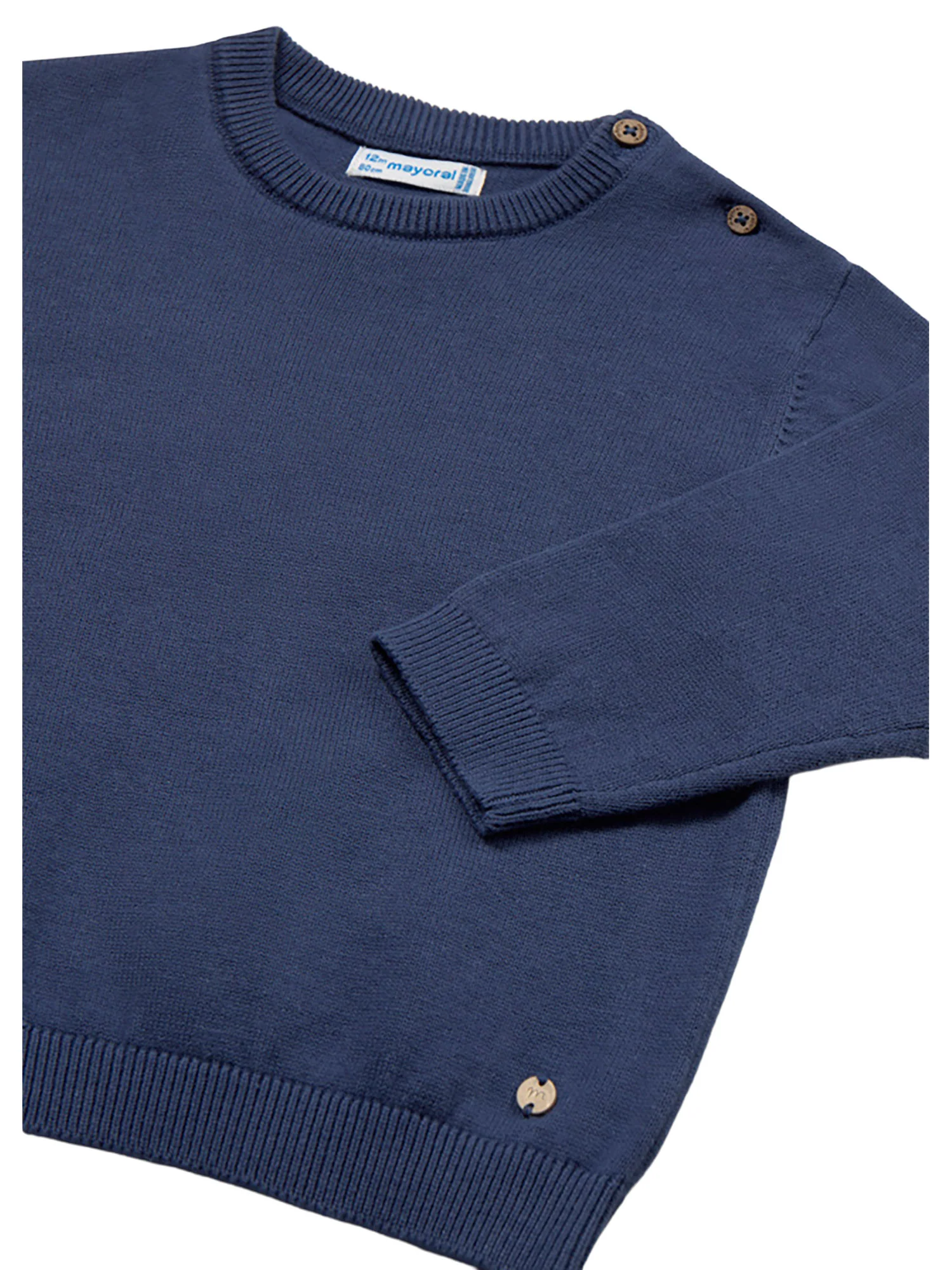 Girocollo Mayoral Neonato basic blu - Image 3