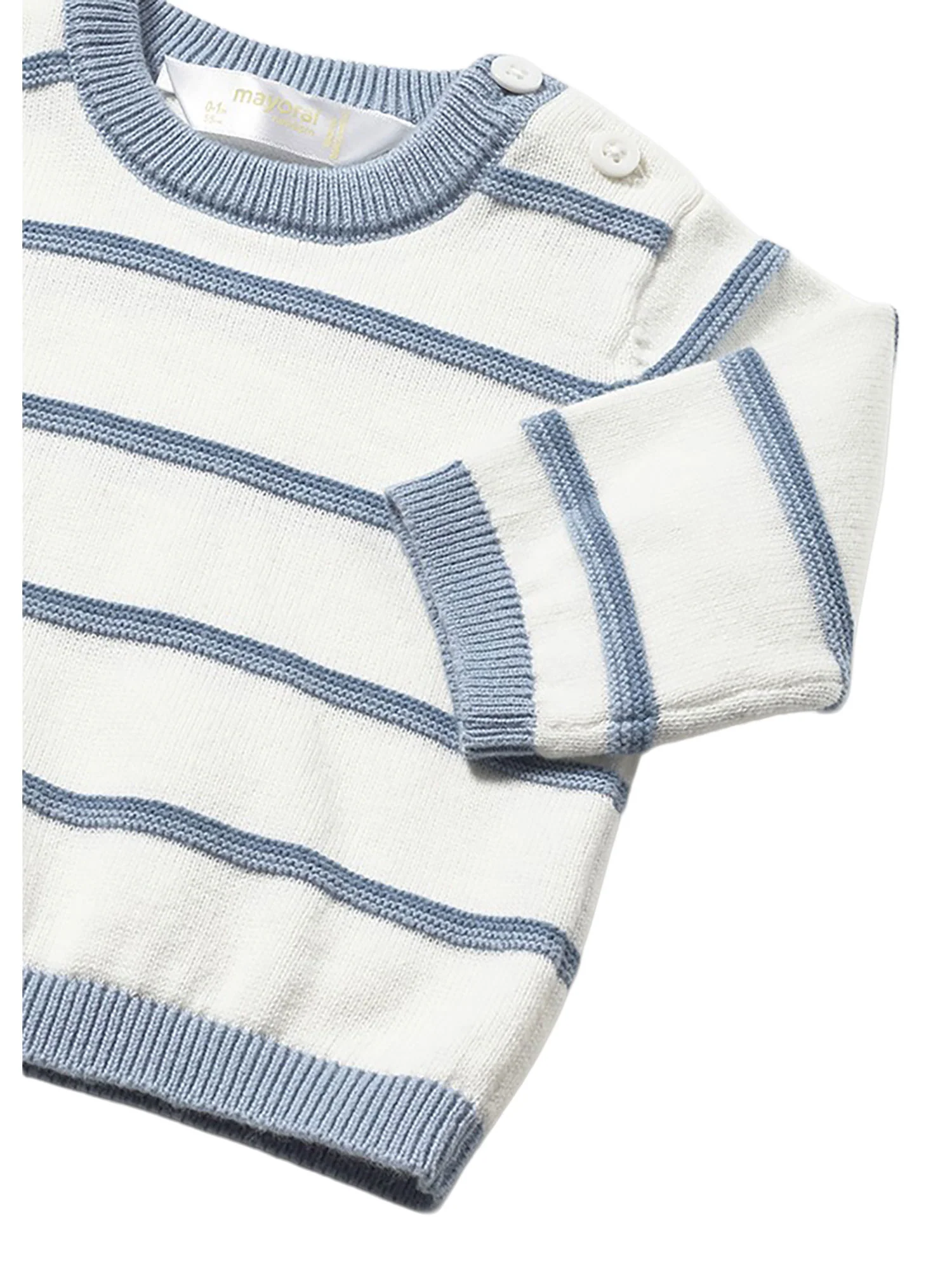 Girocollo Mayoral Neonato in cotone regata - Image 3