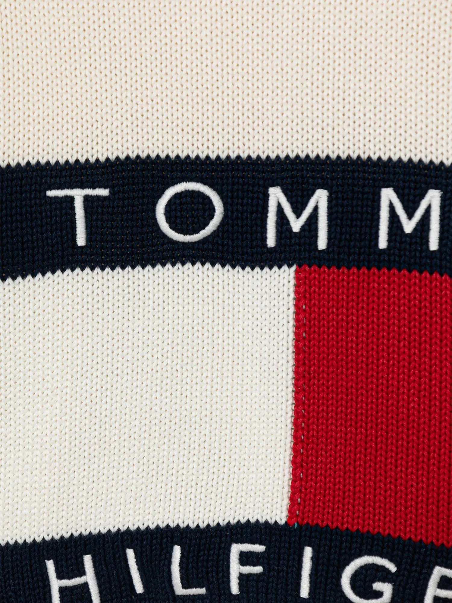 Girocollo Tommy Hilfigher Bambina heritage avorio - Image 3