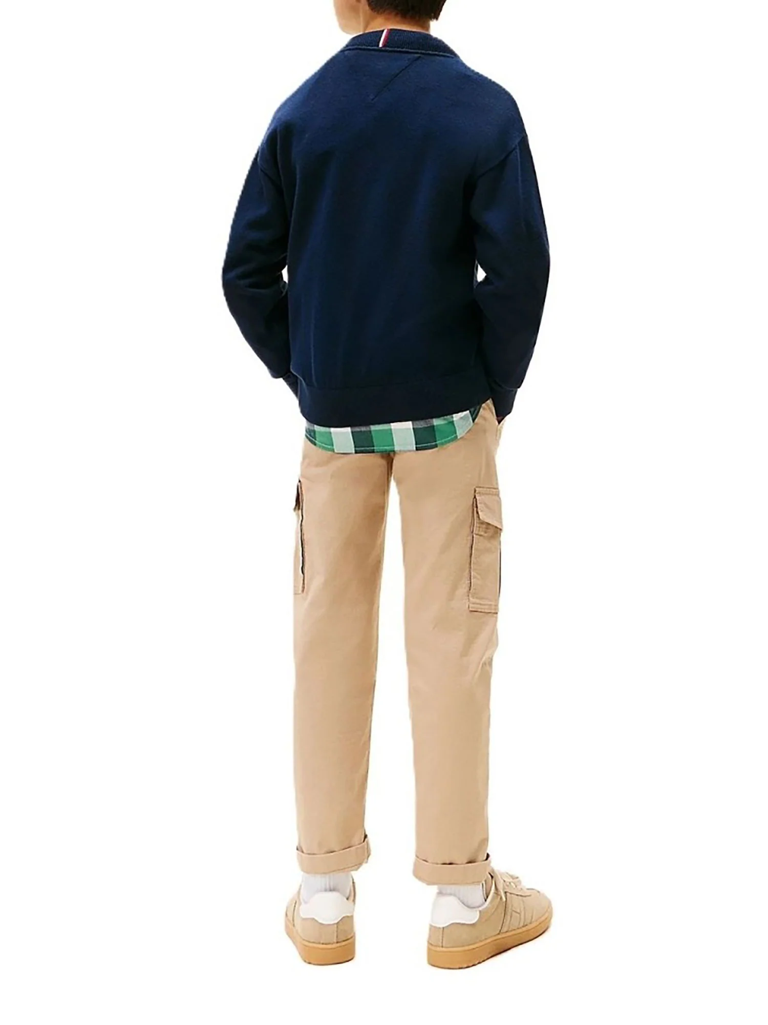 Maglione girocollo Tommy Hilfiger ragazzo varsity graphic blu - Image 2