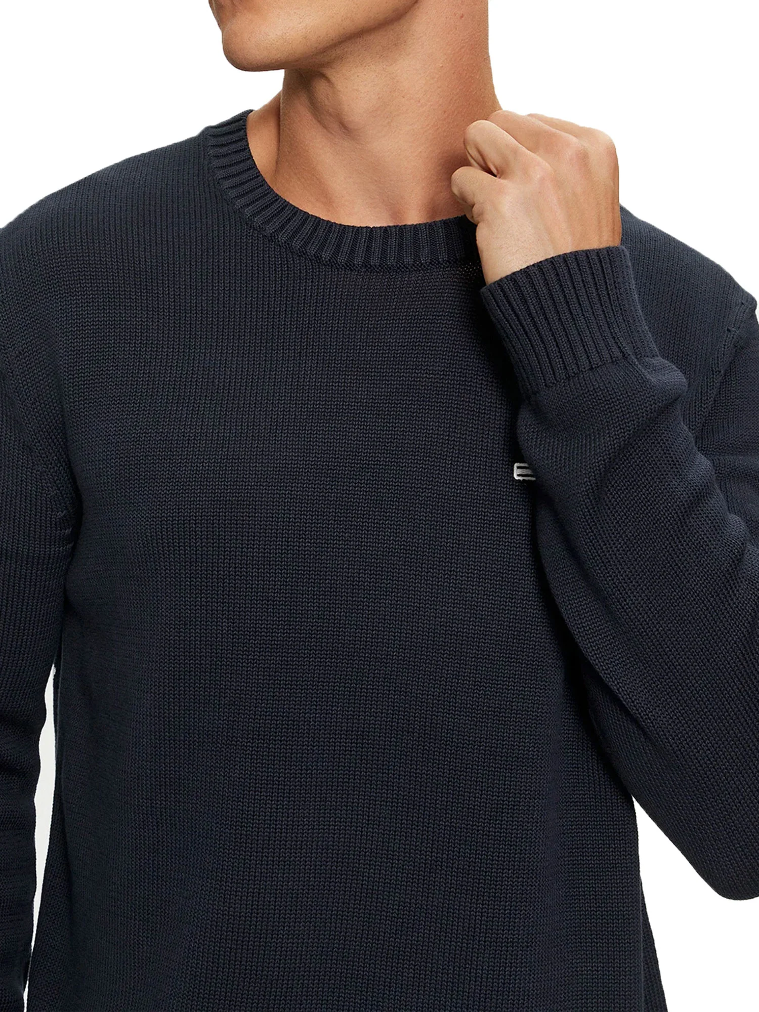 Girocollo slim fit tjm essential blu - Image 3