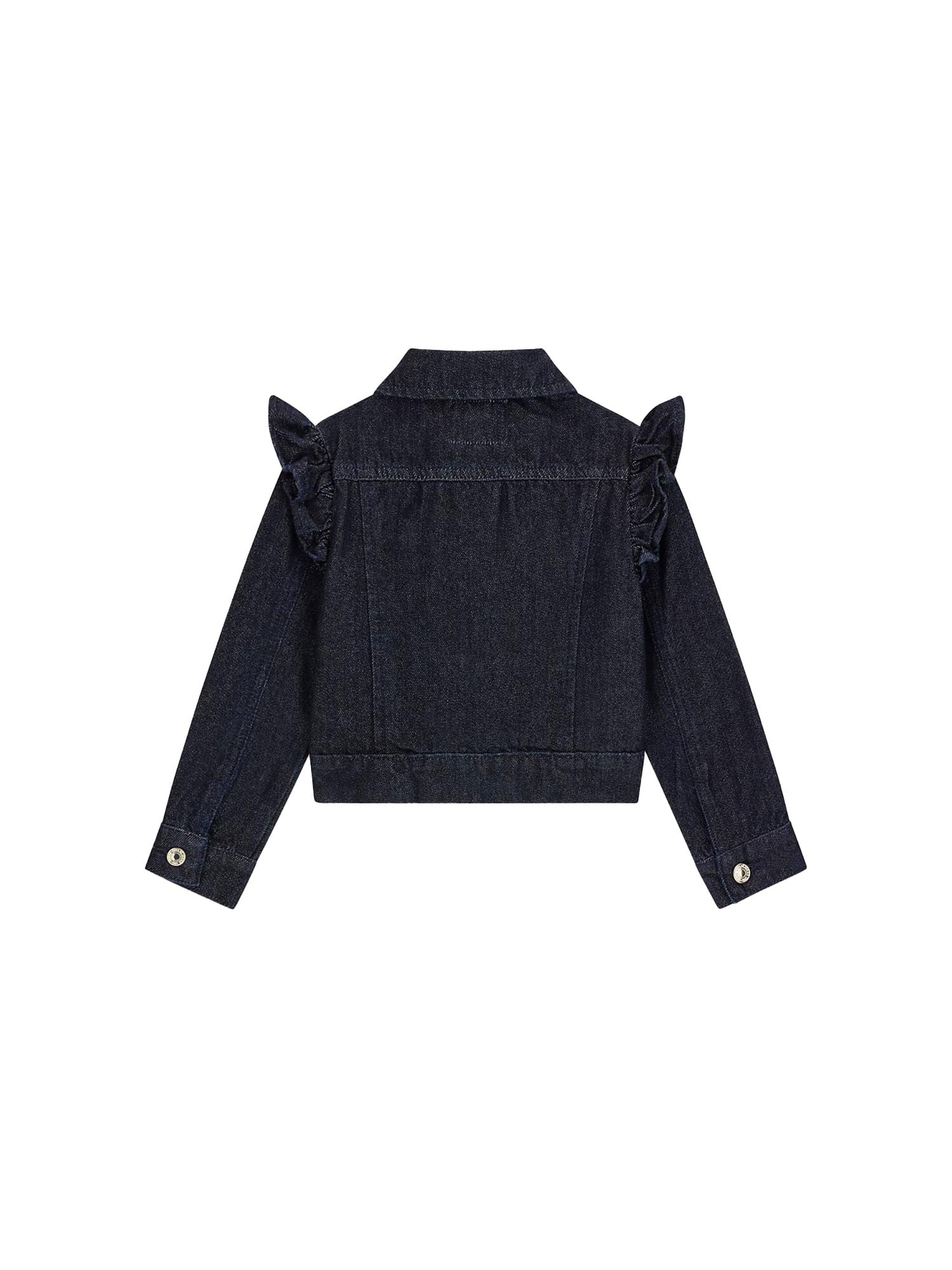 Giubbino Guess Bambina con bottoni in jeans lurex denim scuro - Image 2