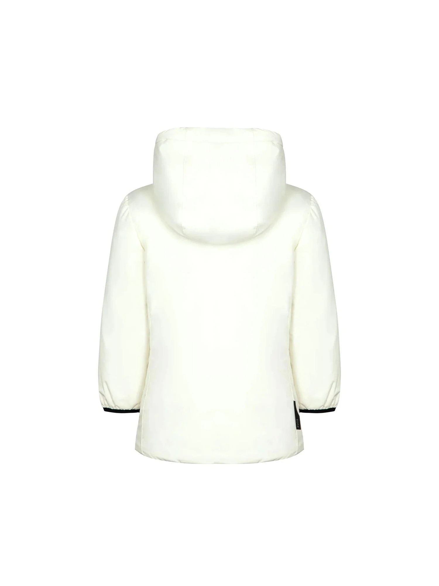 Giubbotto Suns neonata con cappuccio K-Aurelia velour eco fur panna - Image 3