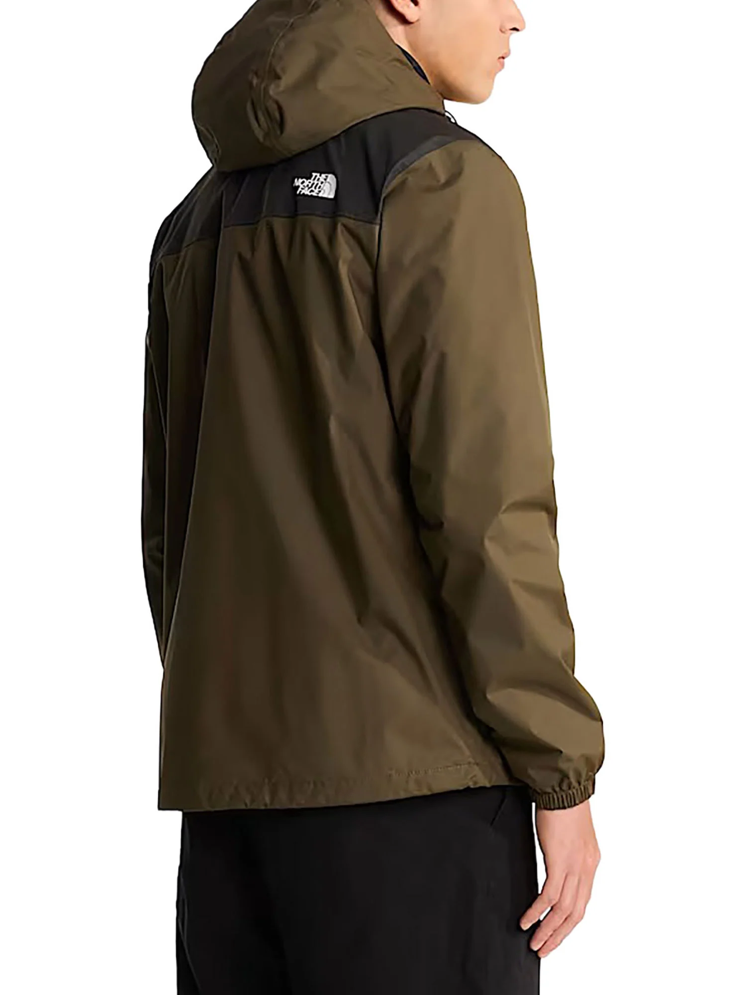 Giubbino The North Face Uomo con zip e cappuccio antora 
 verde/nero - Image 2