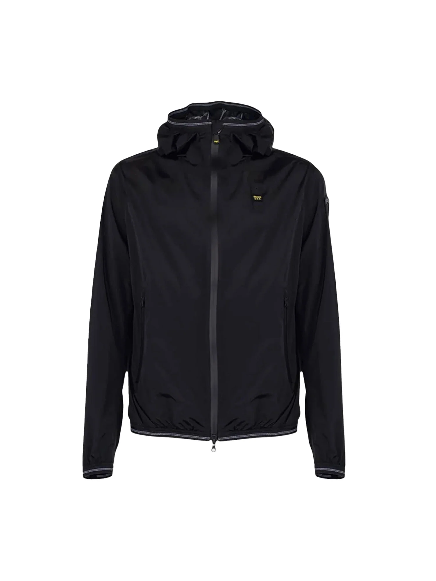Giubbino Blauer uomo con zip e cappuccio Carruth nero