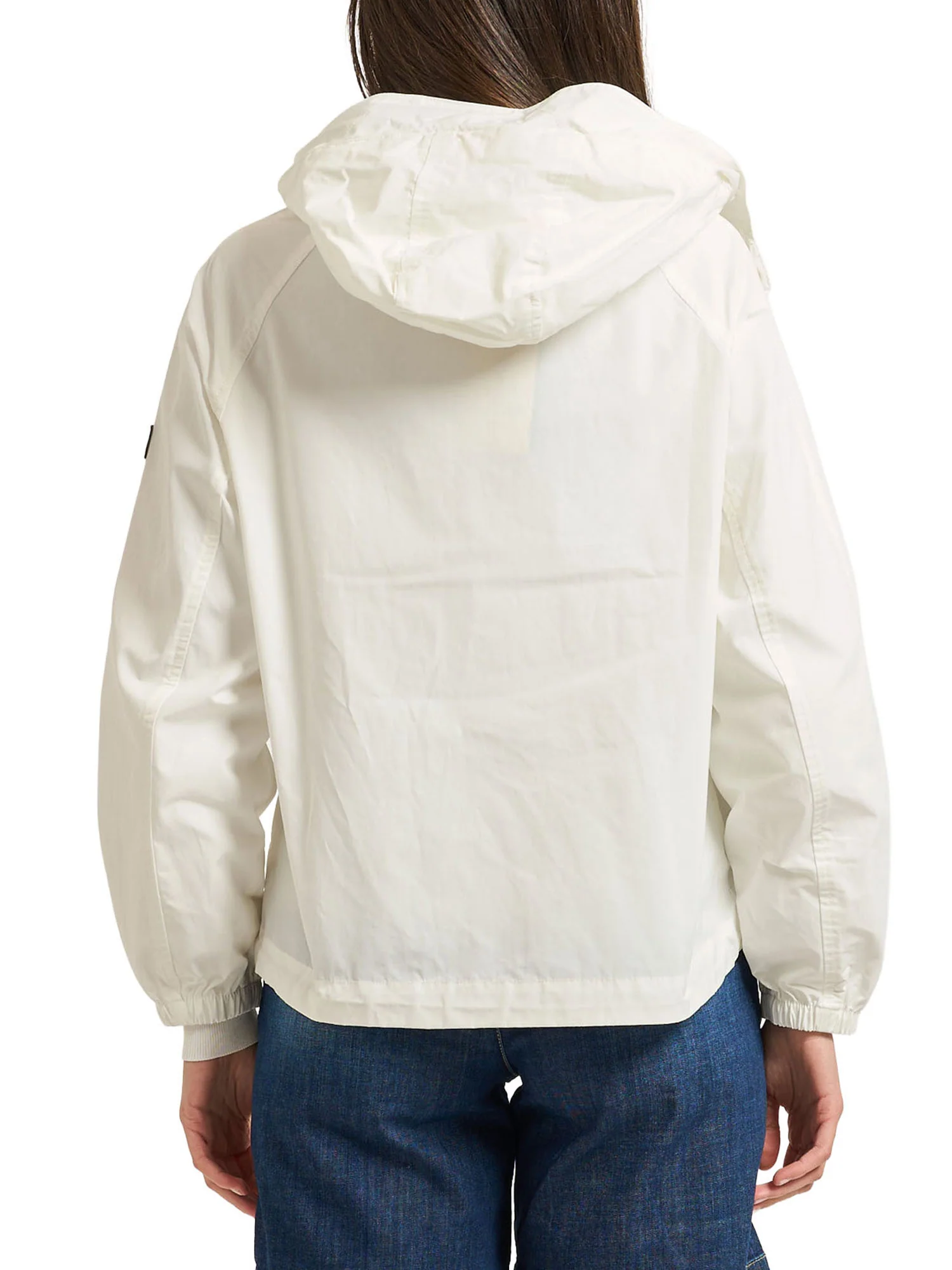Giubbino Yes Zee donna Zip Capp. Crop gesso - Image 3