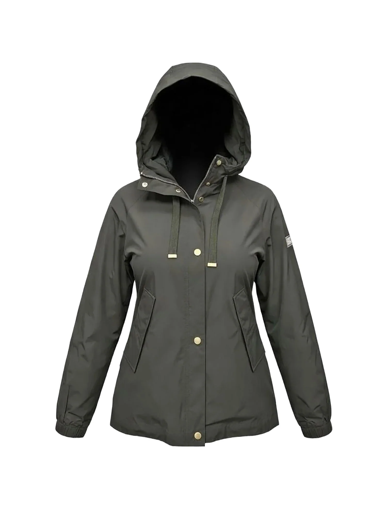 Giubbino Yes Zee donna Zip Capp. Crop militare - Image 2
