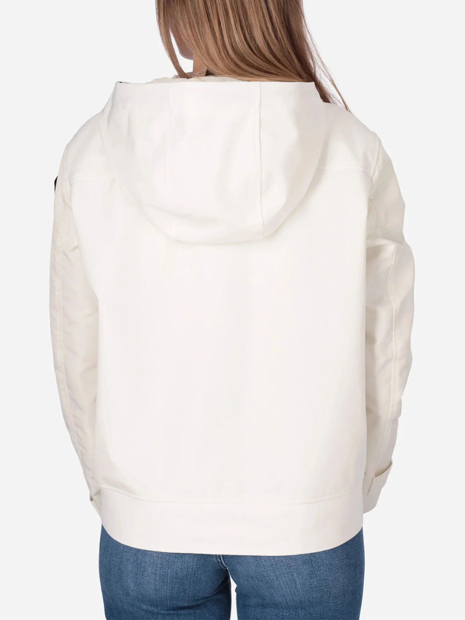 Giubbino Blauer donna con zip e cappuccio Marcella bianco - Image 3