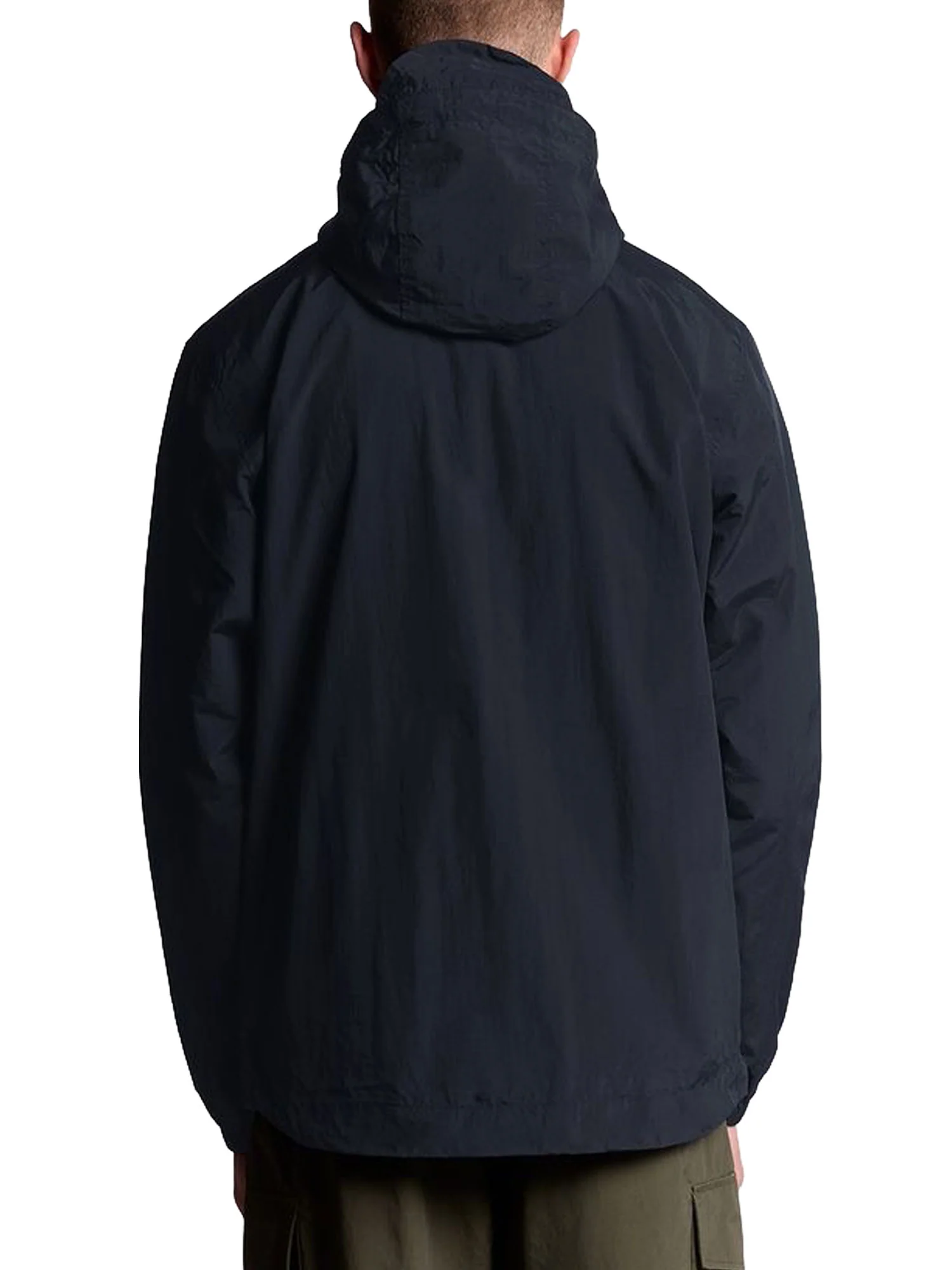 Giubbino con zip e cappuccio nylon Lyle&Scott Uomo blu - Image 2