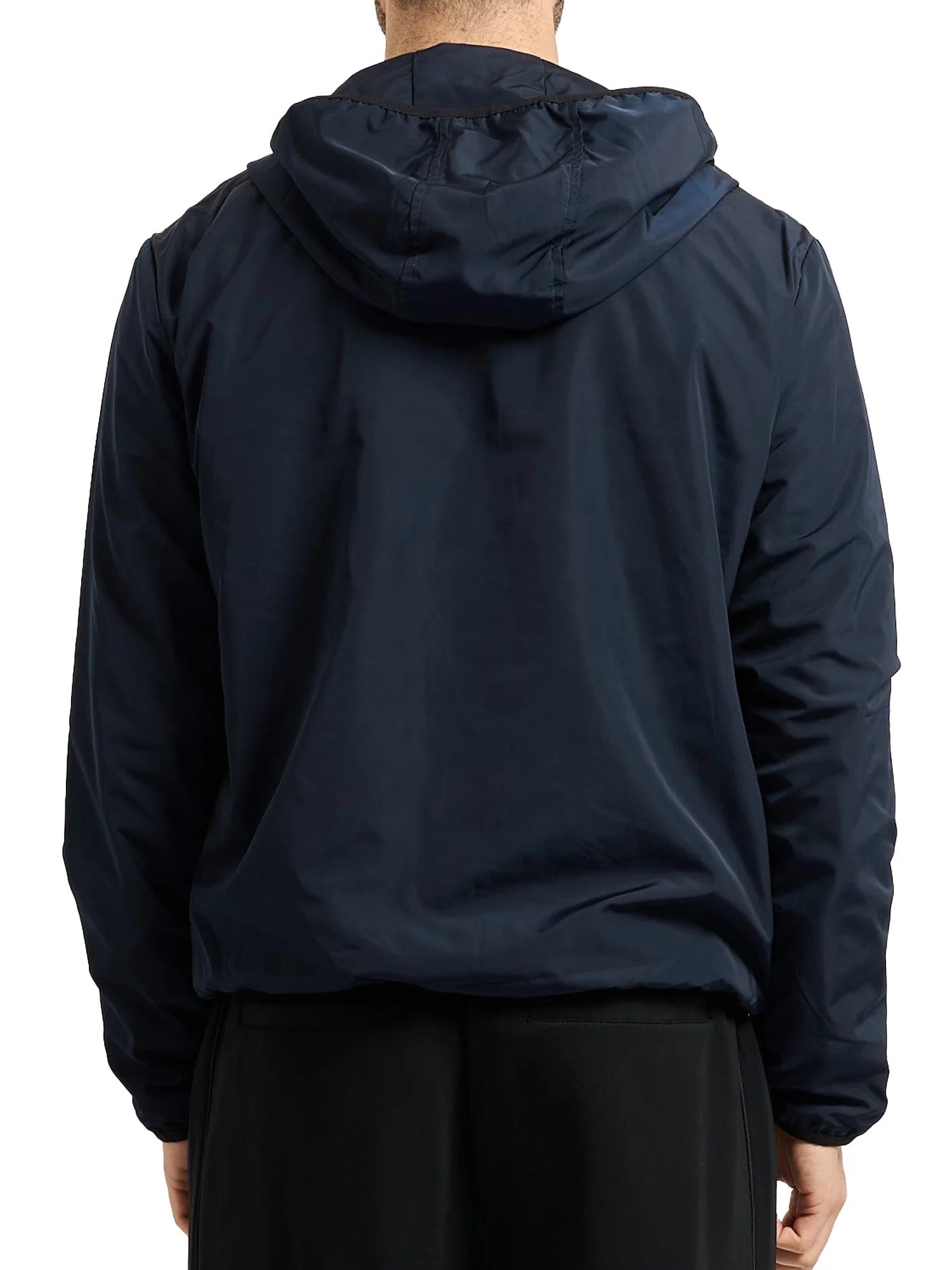 Giubbino EA7 uomo con zip Nylon blu - Image 2