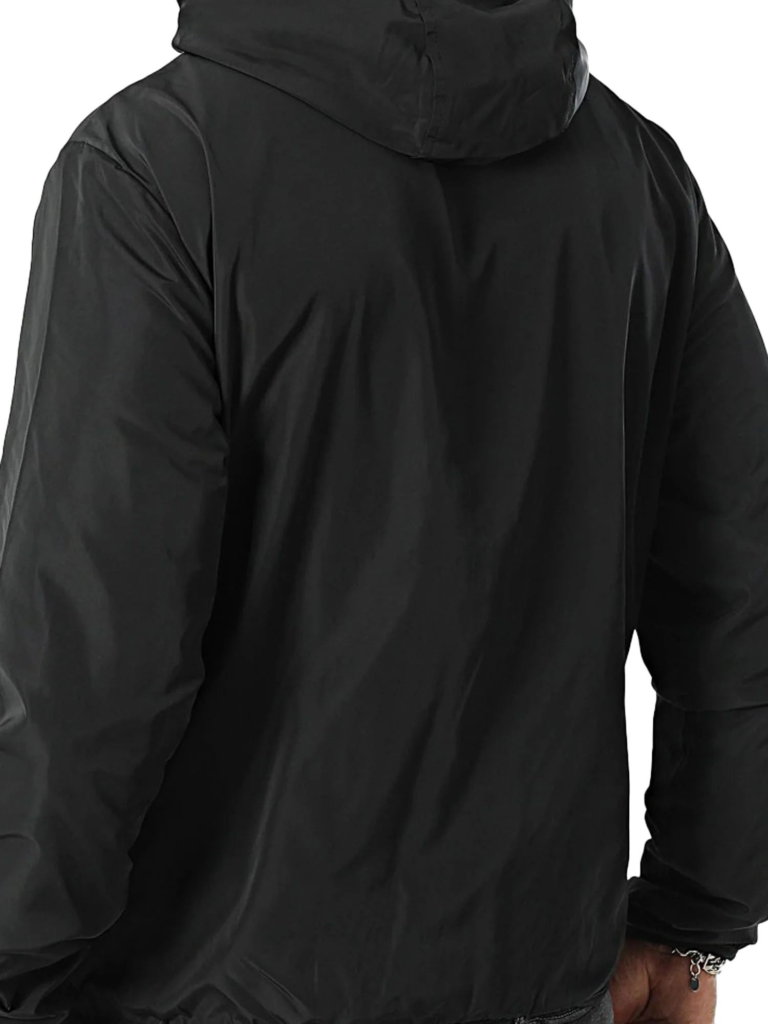 Giubbino EA7 uomo con zip Nylon nero - Image 2