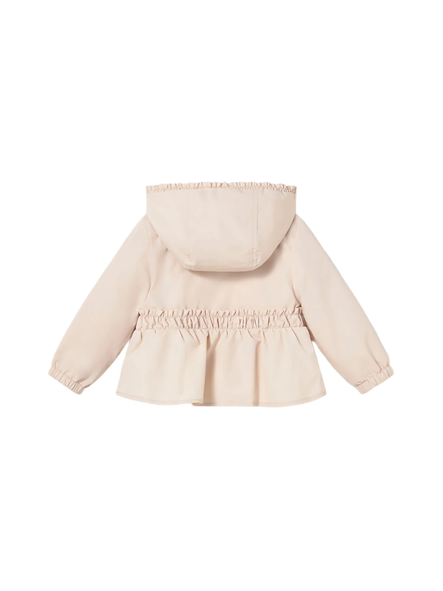Giubbino Mayoral Bambina con zip e cappuccio panna - Image 2