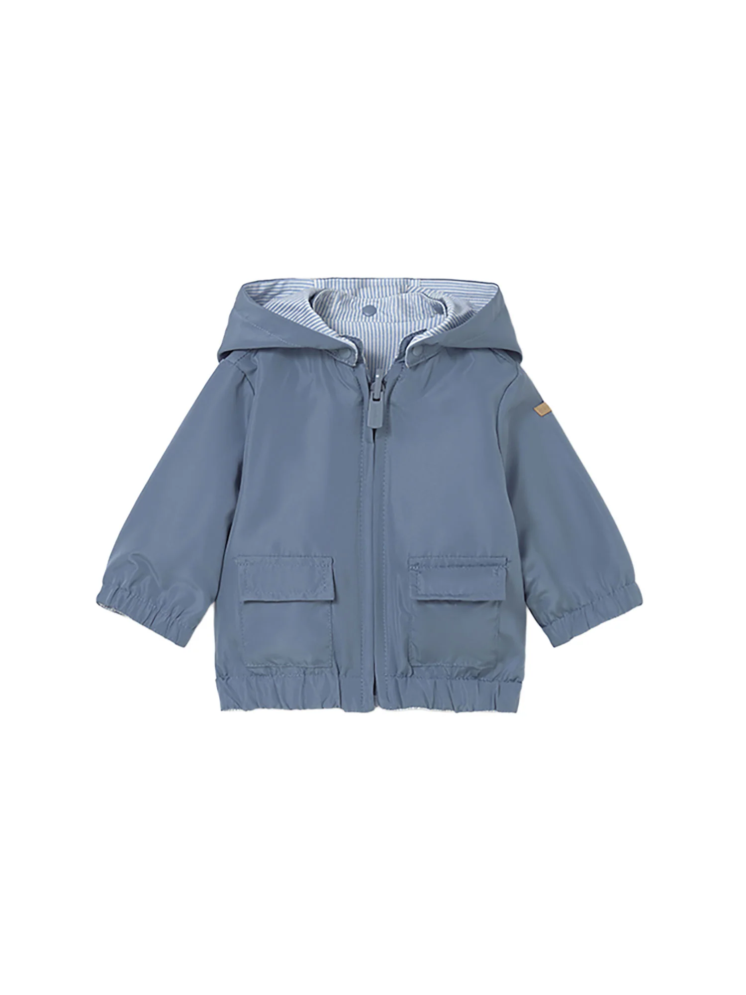 Giubbino Mayoral neonato con zip e cappuccio reversibile stellare - Image 3