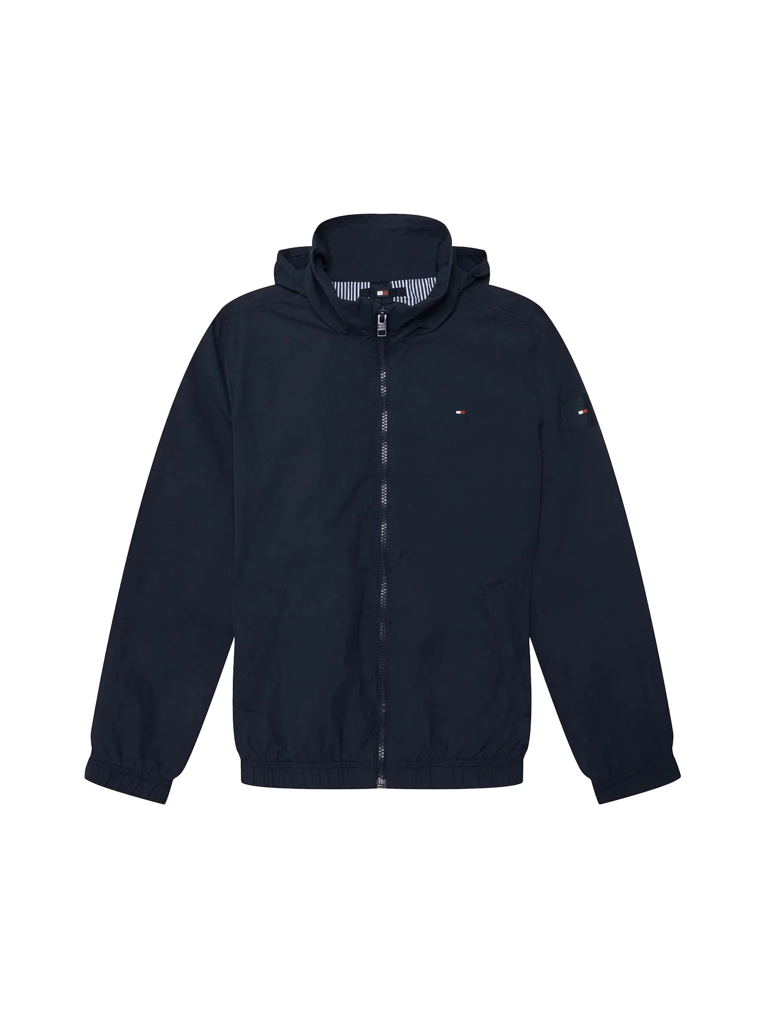 Giubbino Tommy Hilfigher Bambino con zip essential blu