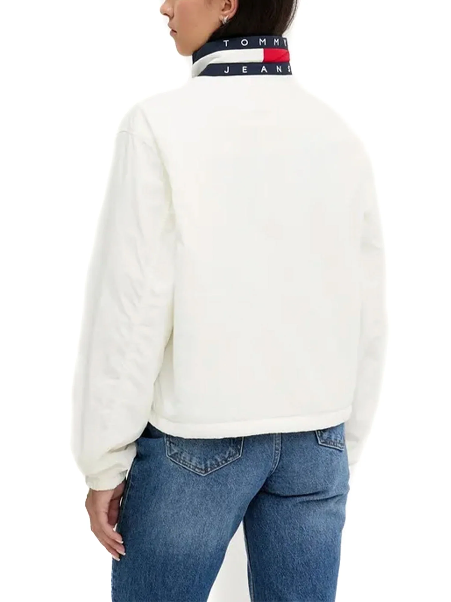 Giubbino zip essential ecru - Image 2