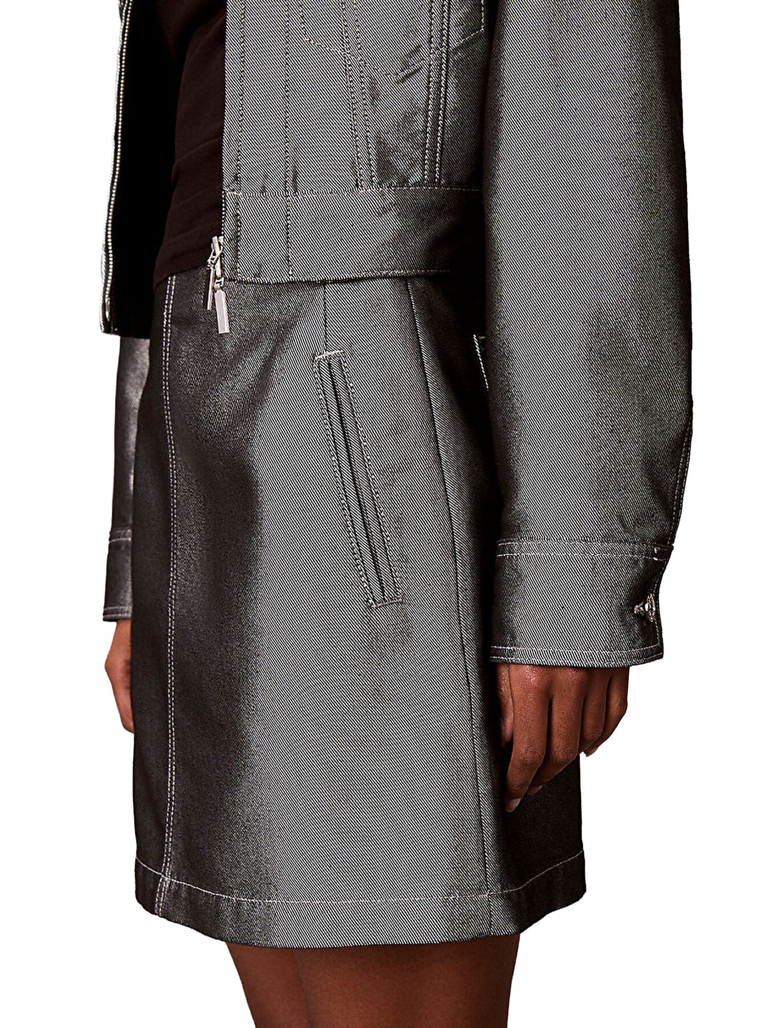 Gonna Calvin Klein Donna Linea A
 Denim Shine - Image 4