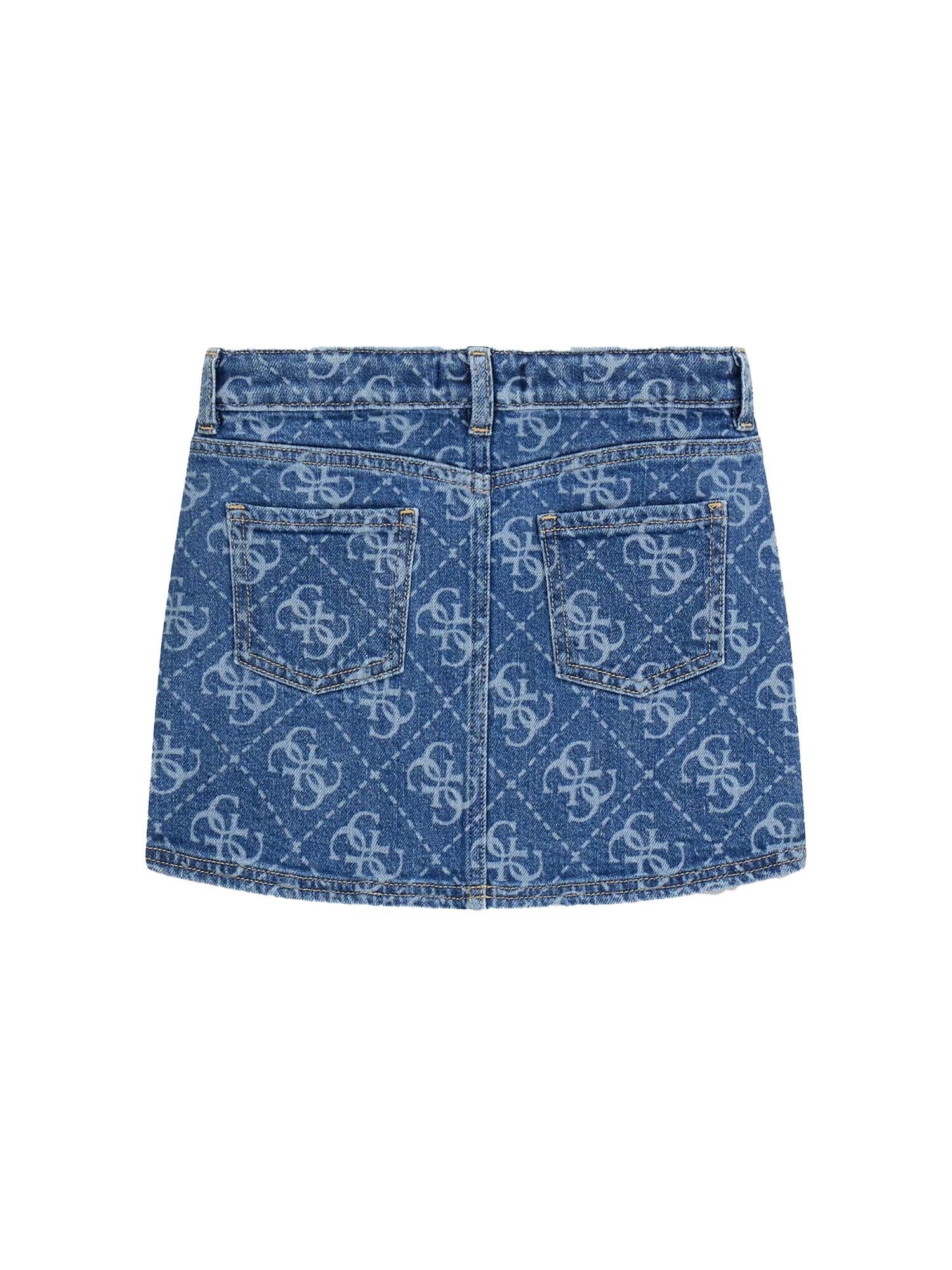 Gonna Guess Ragazza allover logo denim medio - Image 2